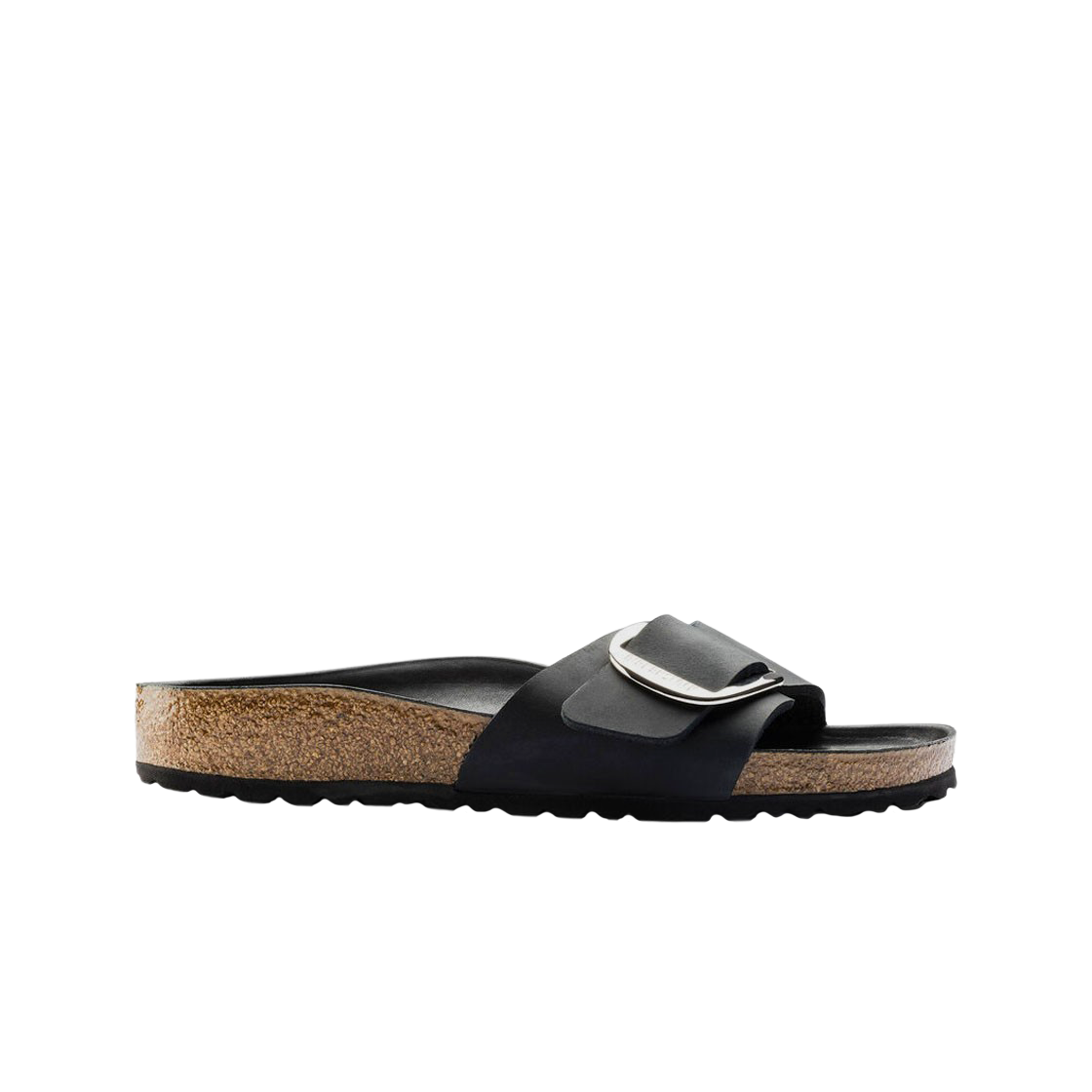 (W) 버켄스탁 마드리드 빅 버클 오일드 레더 블랙 - 내로우((W) Birkenstock Madrid Big Buckle Oiled Leather Black - Narrow) - 1