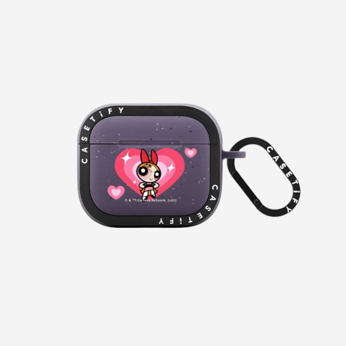 Casetify x The Powerpuff Girls Blossom AirPods 3rd Gen Ultra Impact Case Matte Deep Purple 상세 이미지 1