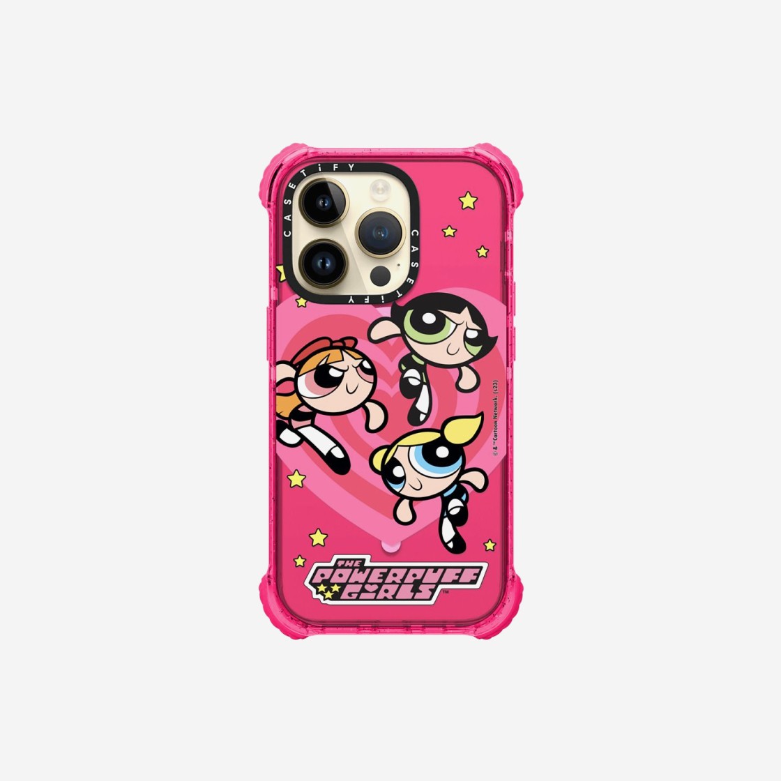 Casetify x The Powerpuff Girls iPhone Heart Magsafe Ultra Impact Case Sheer Bubblegum 상세 이미지 4