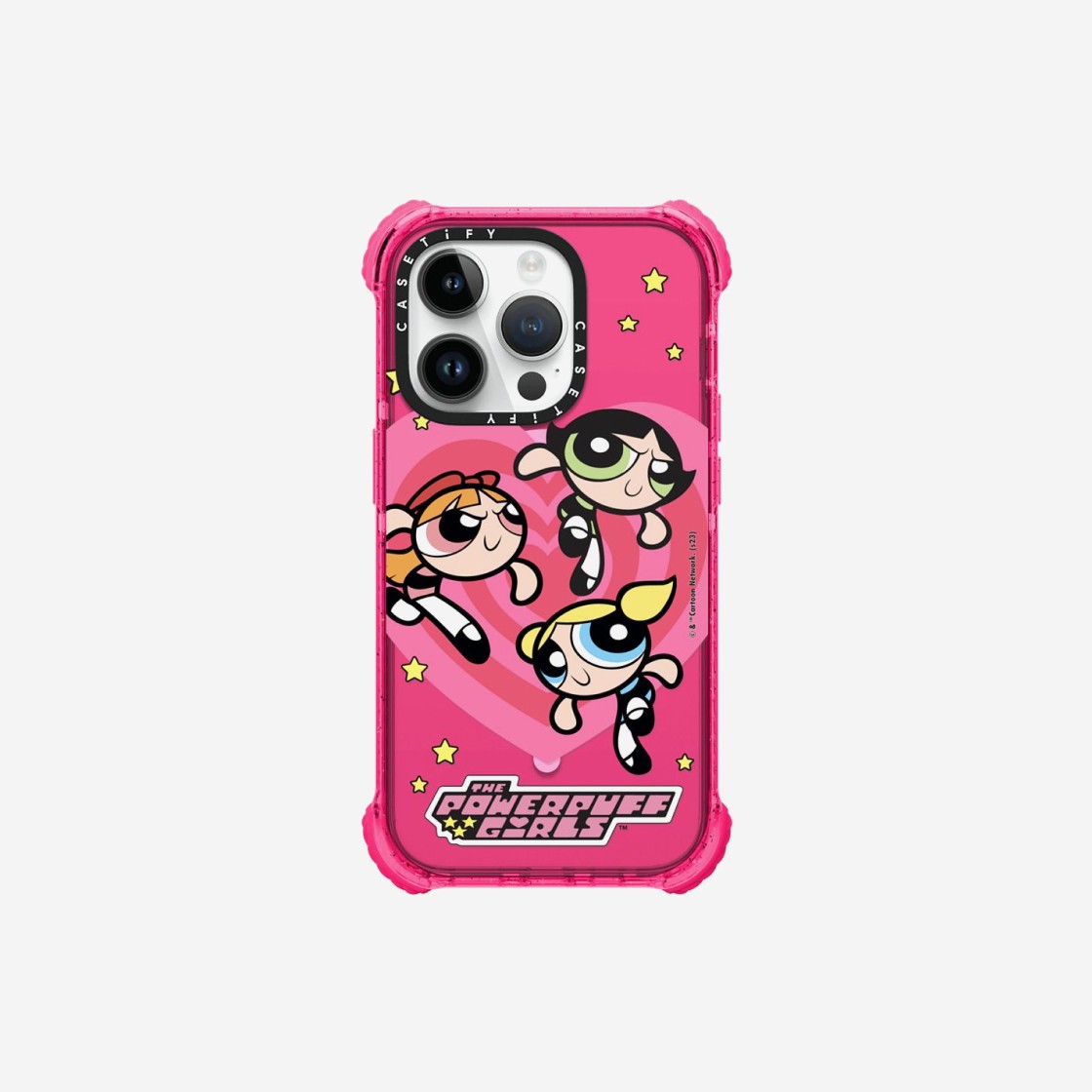 Casetify x The Powerpuff Girls iPhone Heart Magsafe Ultra Impact Case Sheer Bubblegum 상세 이미지 1