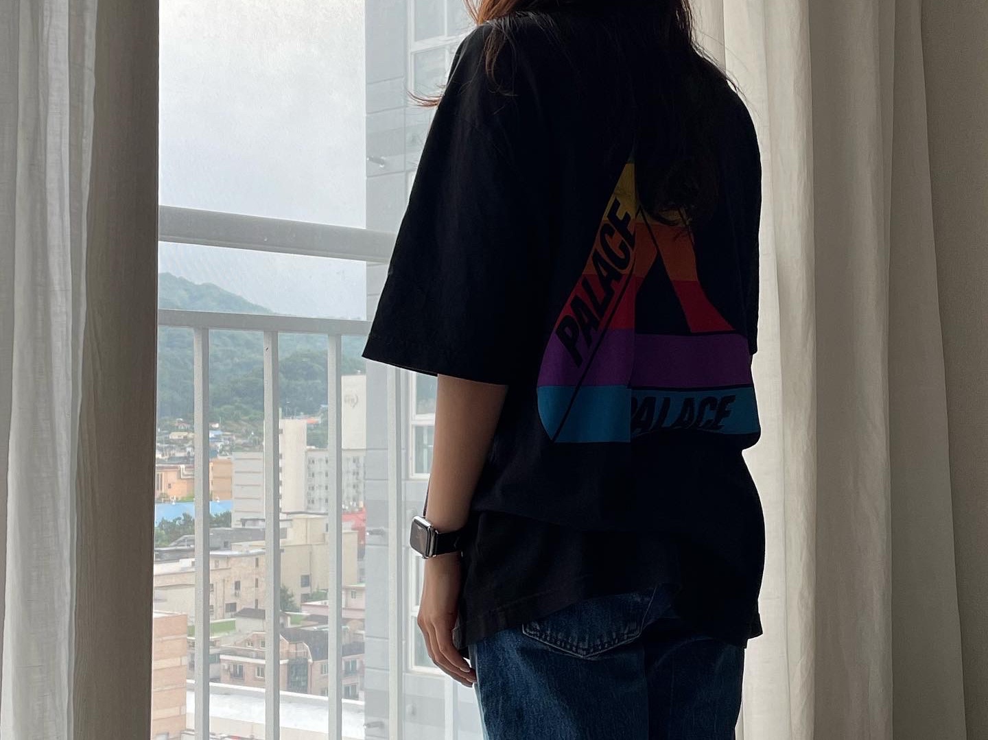 Palace Jobsworth T-Shirt Black - 19SS, Nike x Travis Scott Air Max 270 React Cactus Trails 착용 스타일 - 1