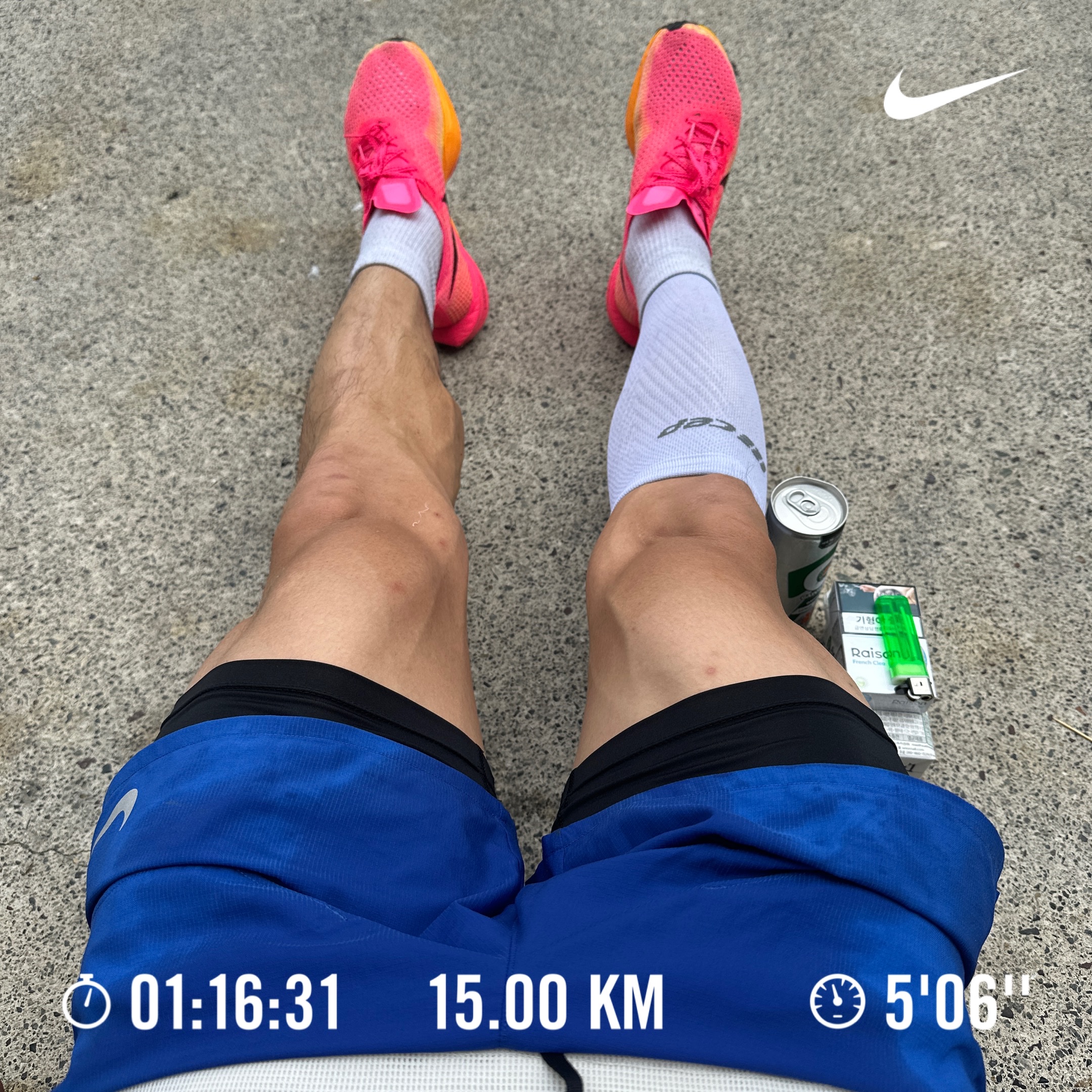 Nike ZoomX Vaporfly Next% 3 Hyper Pink 착용 스타일