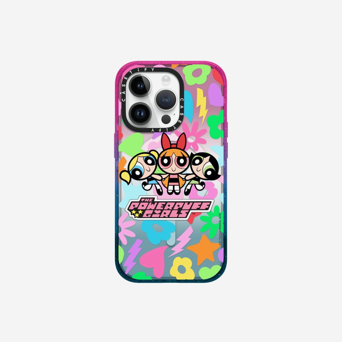 Casetify x The Powerpuff Girls iPhone Icons Magsafe Impact Case Sheer Cotton Candy 상세 이미지 1