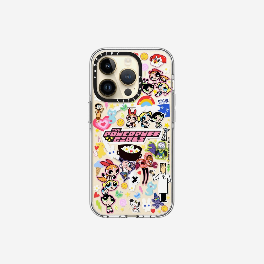 Casetify x The Powerpuff Girls iPhone Stickermania Clear Case Clear 상세 이미지 4