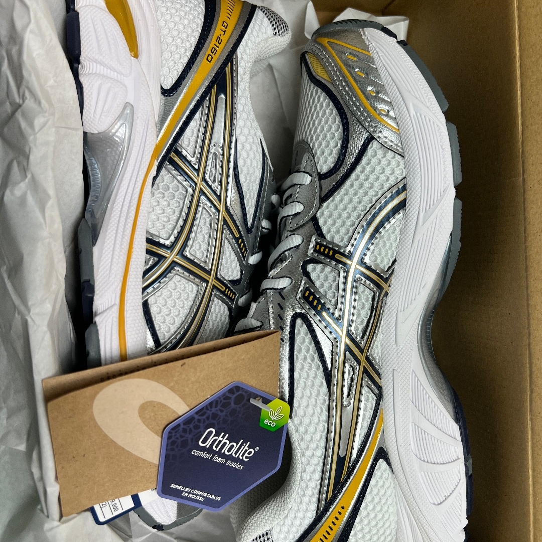 Asics GT-2160 White Pure Silver 착용 스타일