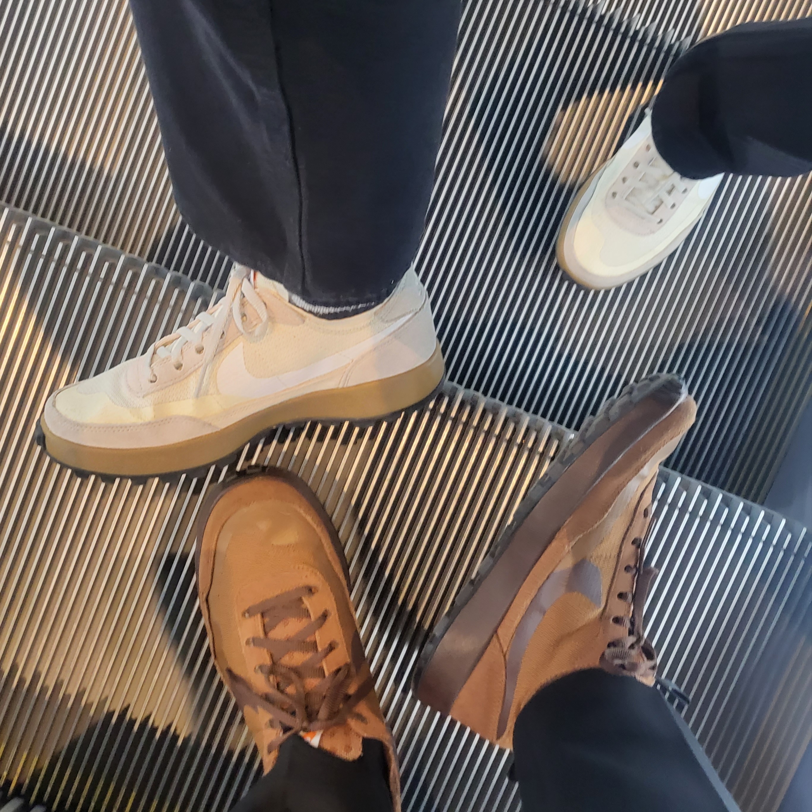 Nike x Tom Sachs General Purpose Shoe Light Cream, Nike x Tom Sachs General Purpose Shoe Brown 착용 스타일