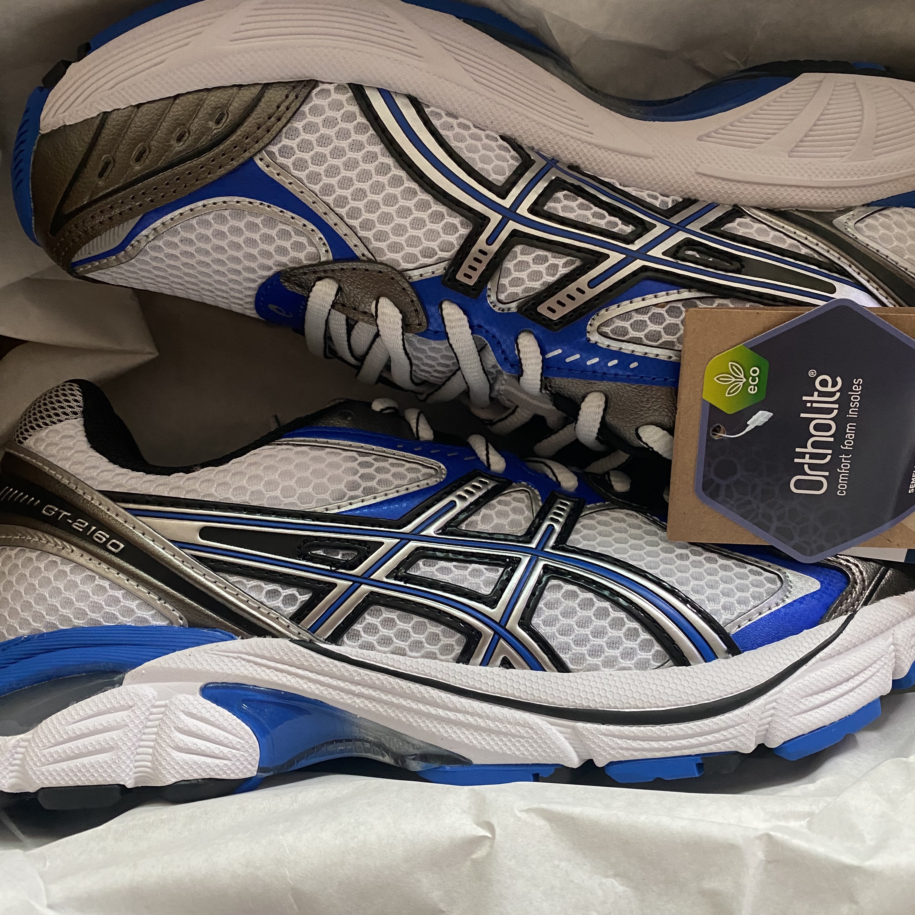 Asics GT-2160 White Illusion Blue 착용 스타일