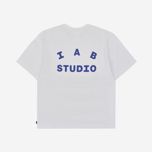 IAB Studio T-Shirt White Navy - 22FW