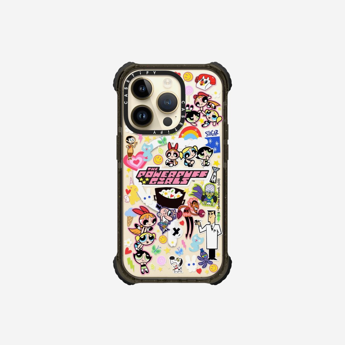 Casetify x The Powerpuff Girls iPhone Stickermania Magsafe Ultra Impact Case Clear Black 상세 이미지 4