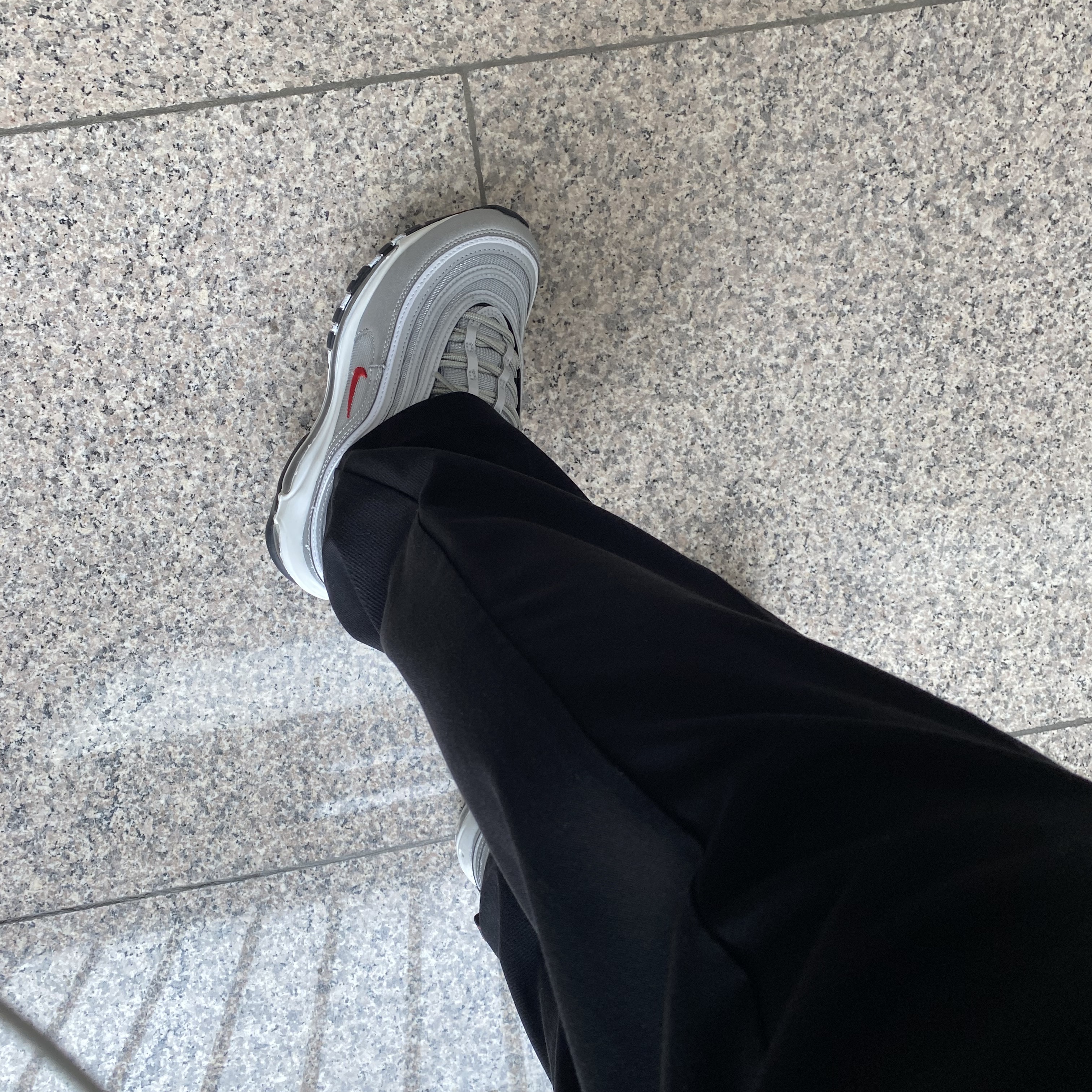 (W) Nike Air Max 97 OG Silver Bullet 2022 착용 스타일