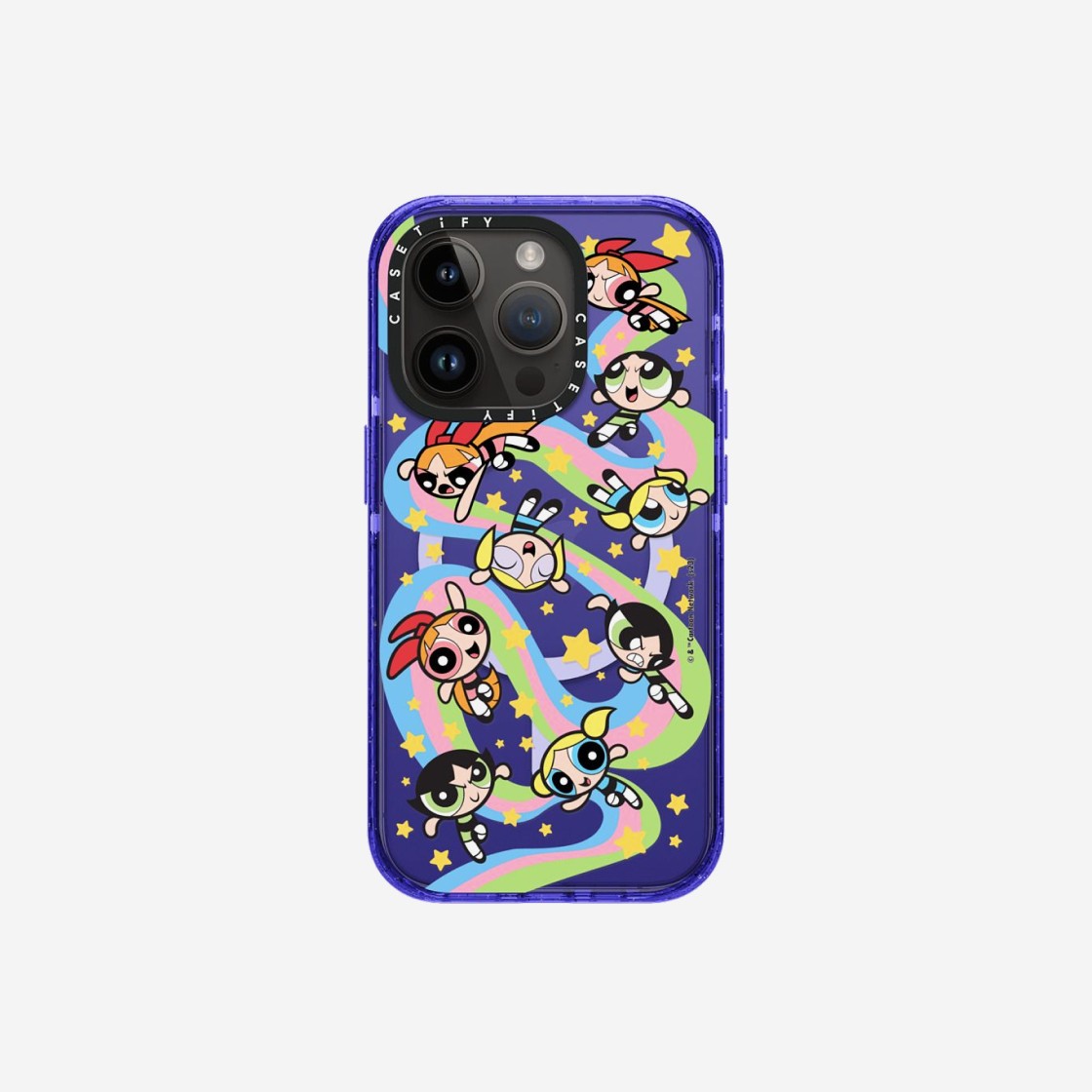 Casetify x The Powerpuff Girls iPhone Medley Magsafe Impact Case Sheer Peri Purple 상세 이미지 3