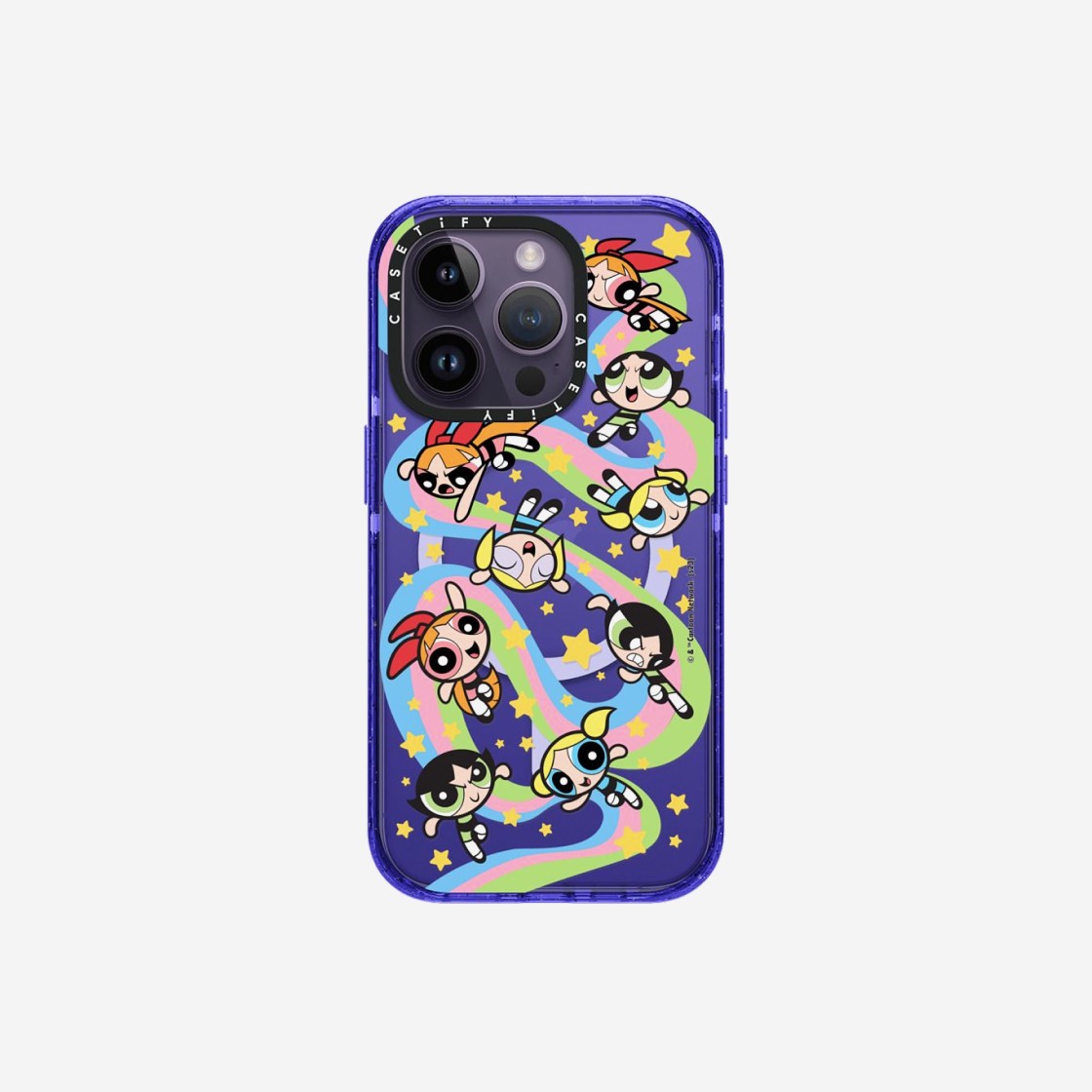 Casetify x The Powerpuff Girls iPhone Medley Magsafe Impact Case Sheer Peri Purple 상세 이미지 2