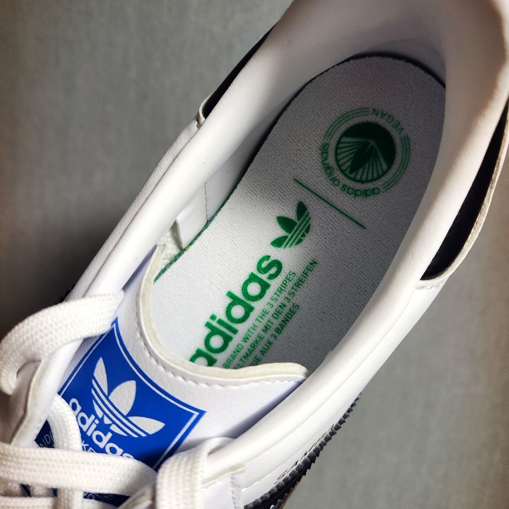 Adidas Samba Vegan White Black 착용 스타일 - 5