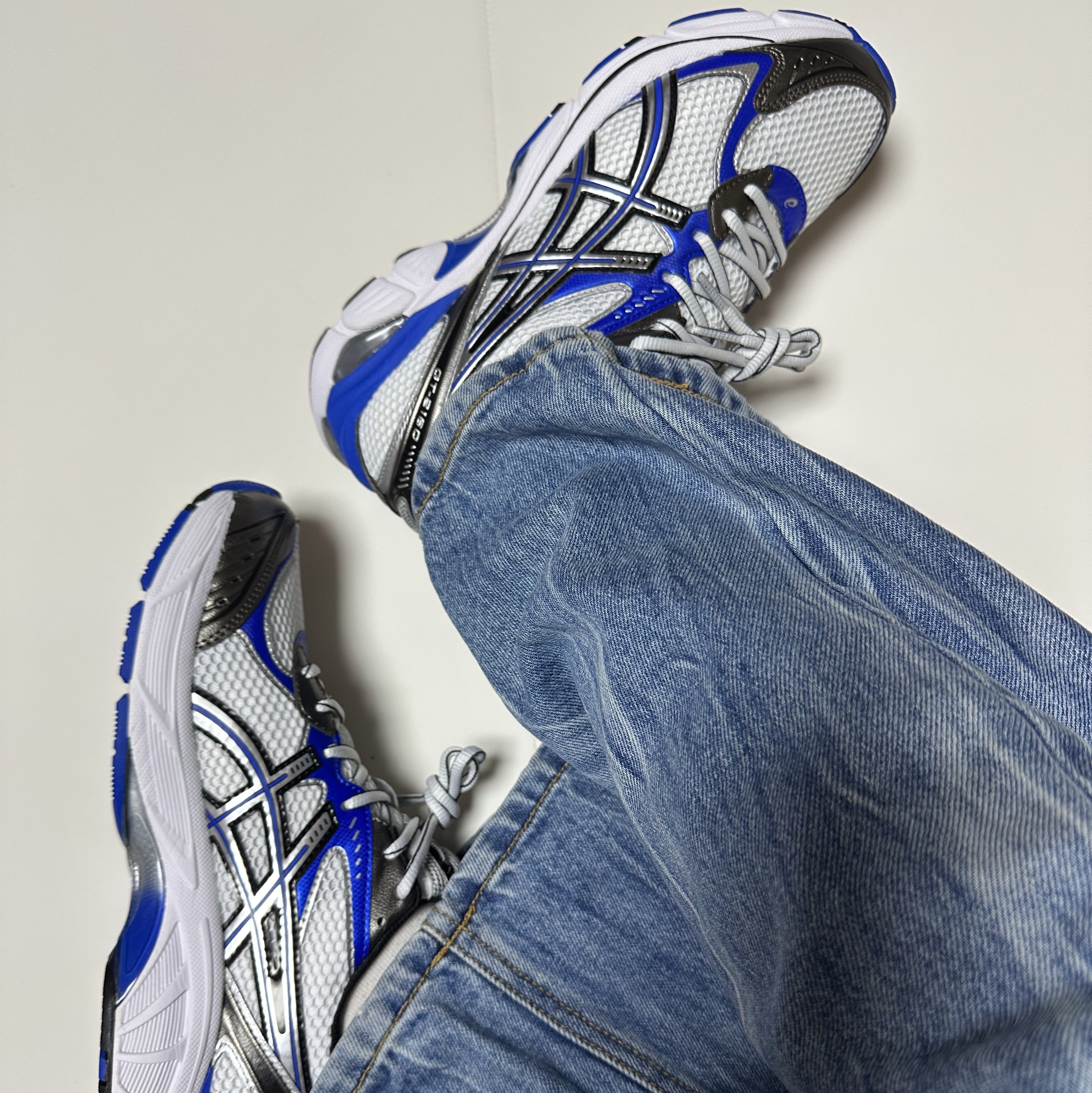 Asics GT-2160 White Illusion Blue 착용 스타일 - 5