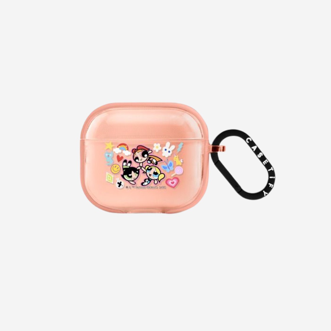 Casetify x The Powerpuff Girls Stickermania AirPods 3rd Gen Impact Case Peach 상세 이미지 1