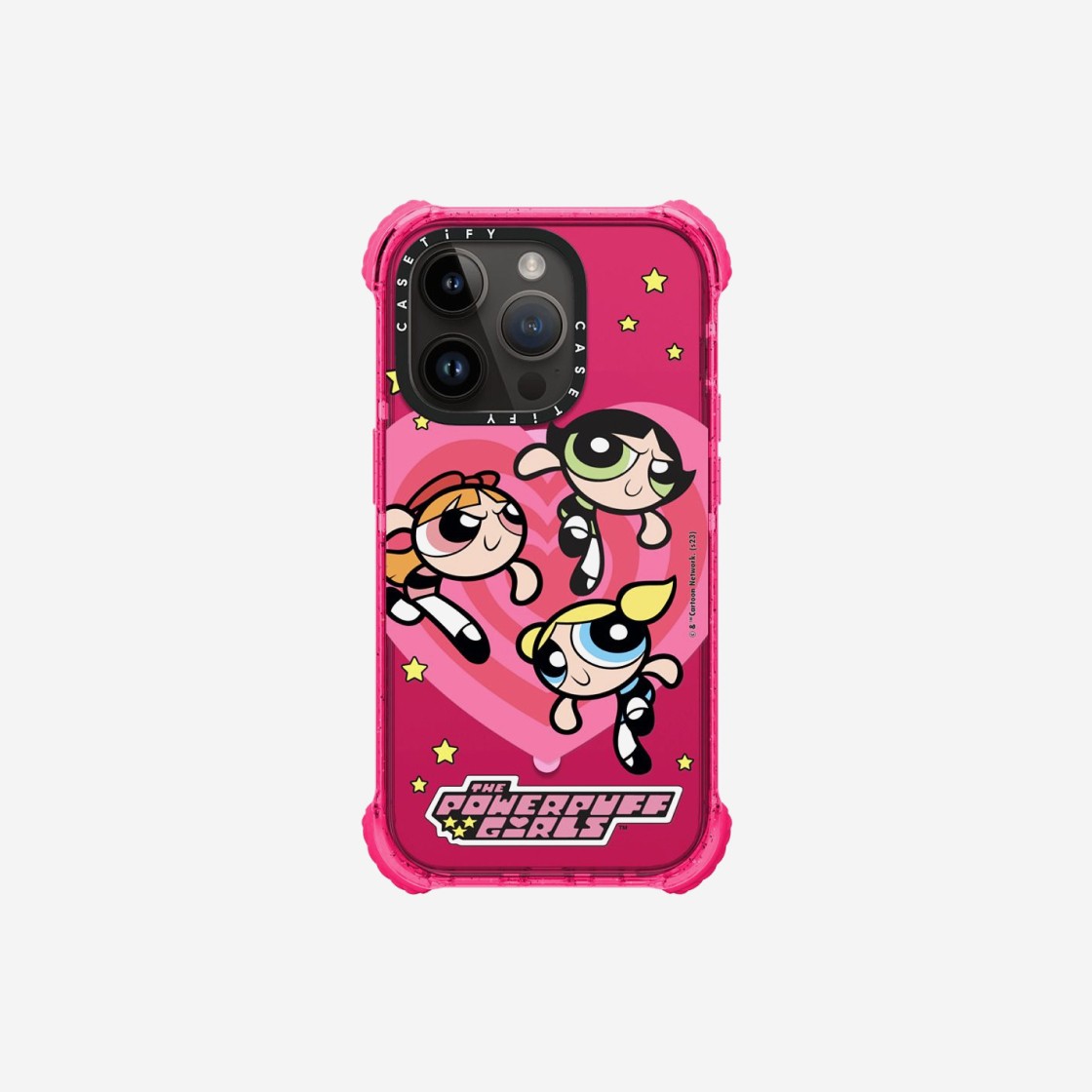 Casetify x The Powerpuff Girls iPhone Heart Magsafe Ultra Impact Case Sheer Bubblegum 상세 이미지 3