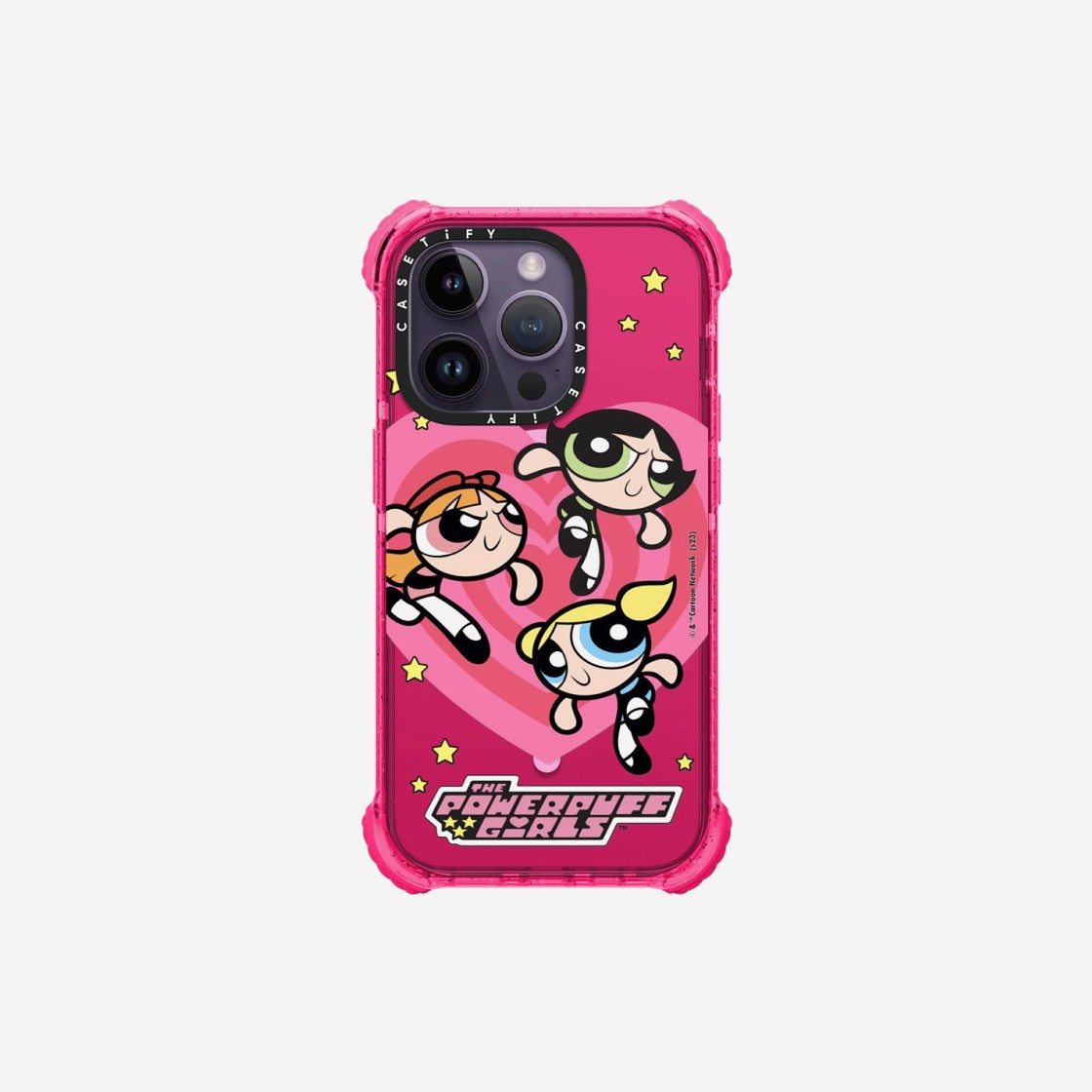 Casetify x The Powerpuff Girls iPhone Heart Magsafe Ultra Impact Case Sheer Bubblegum 상세 이미지 2