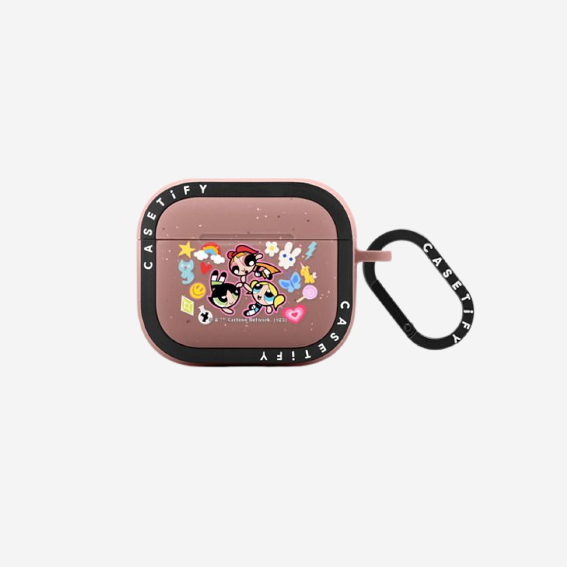 케이스티파이 x 파워퍼프걸 스티커매니아 에어팟 3세대 울트라 임팩트 케이스 매트 더스티 로즈 Casetify KREAM