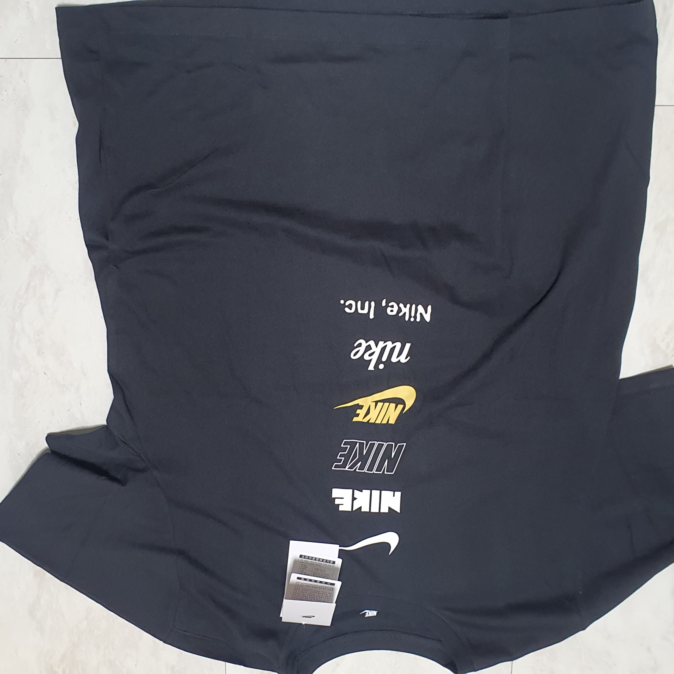 Nike NSW Club Logo T-Shirt Black - Asia 착용 스타일 - 2