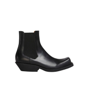 Marni Leather Ankle Boots Black