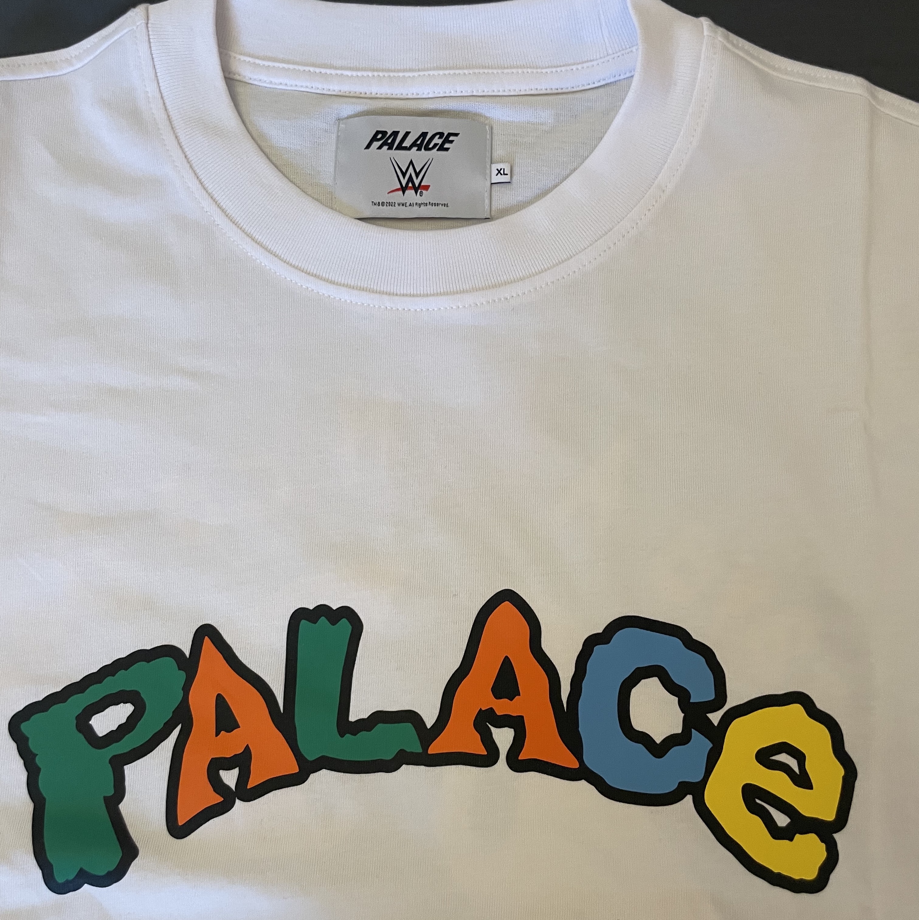 Palace x WWE Nice Day T-Shirt White - 23SS 착용 스타일 - 2