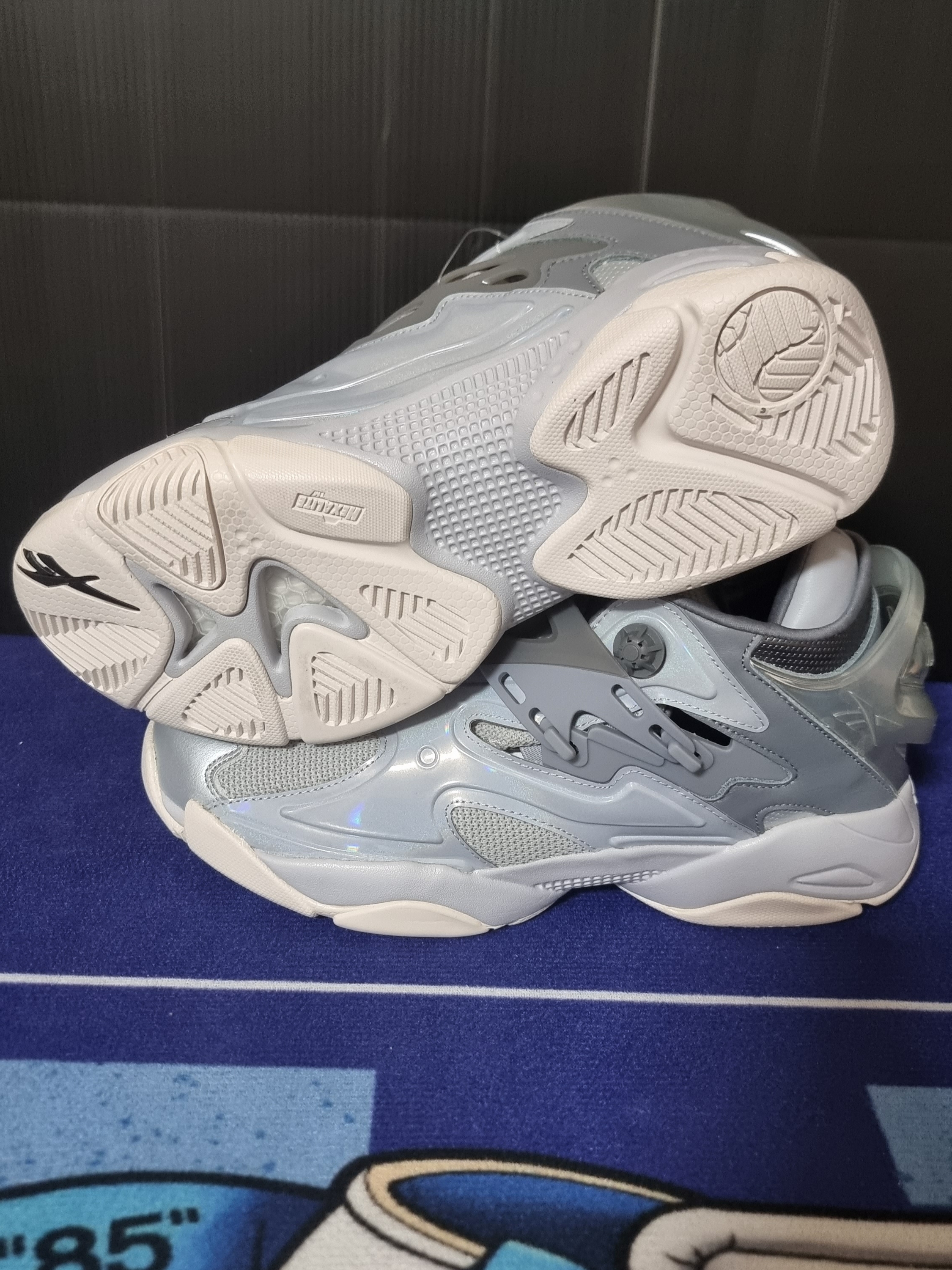 Reebok x Juun.J Pump Court Cold Grey 착용 스타일 - 2