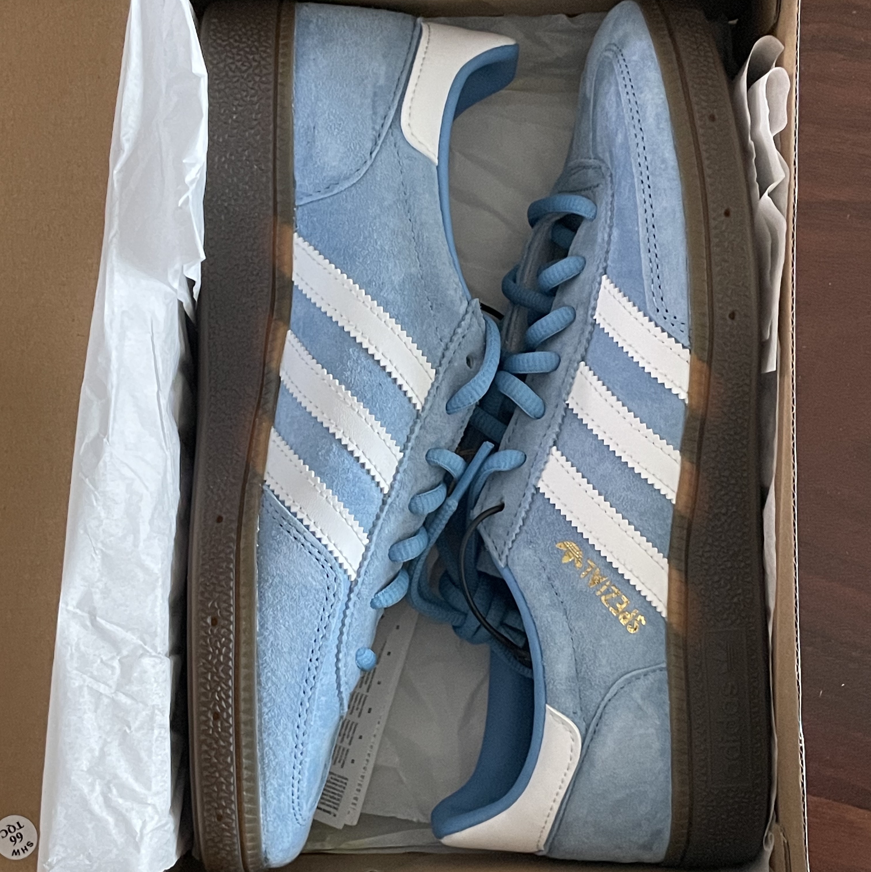 Adidas Spezial Handball Light Blue 착용 스타일 - 3
