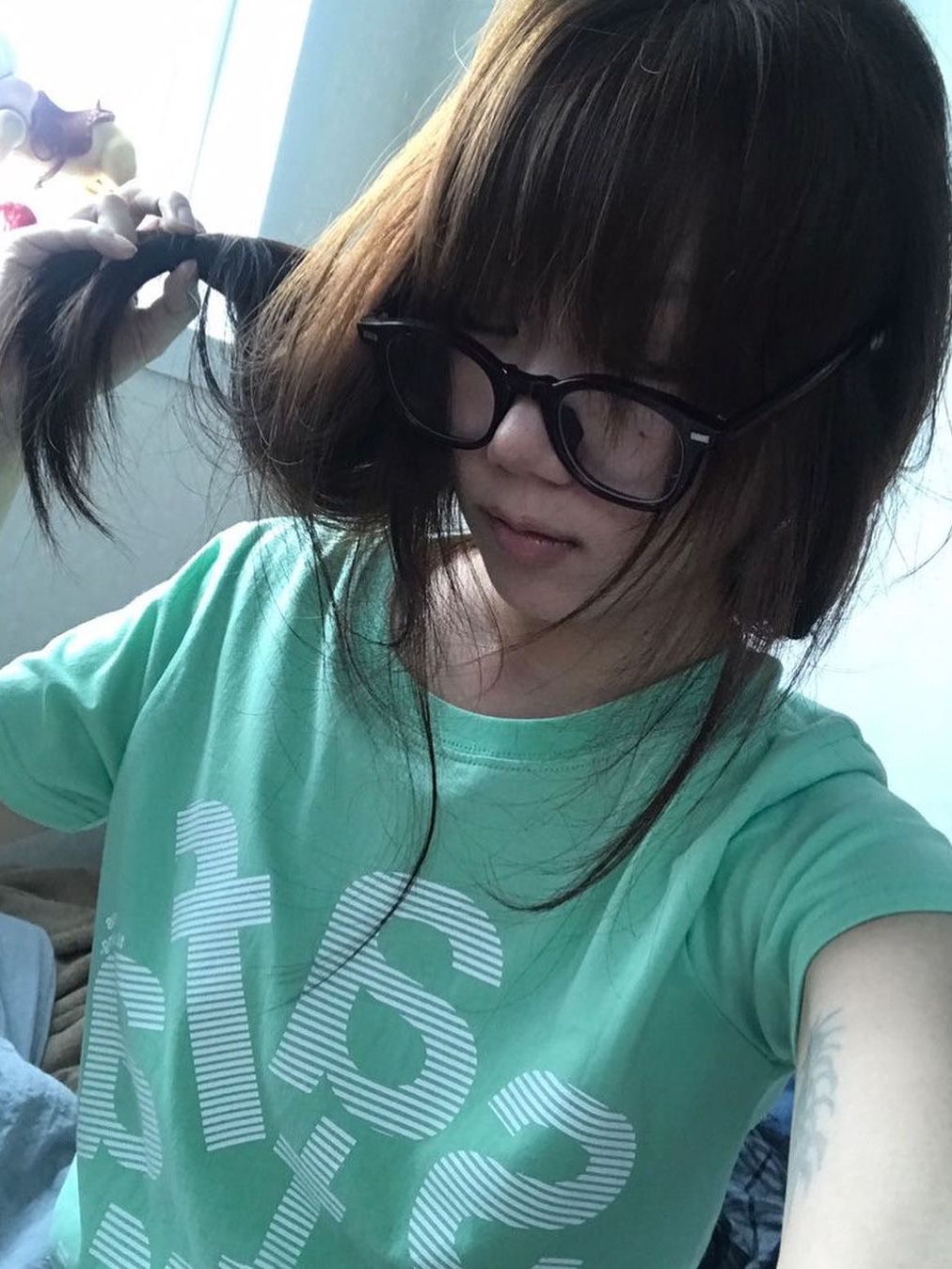 Safarispot Women 1/2 Tags Ticketing Tee Mint 착용 스타일 - 1