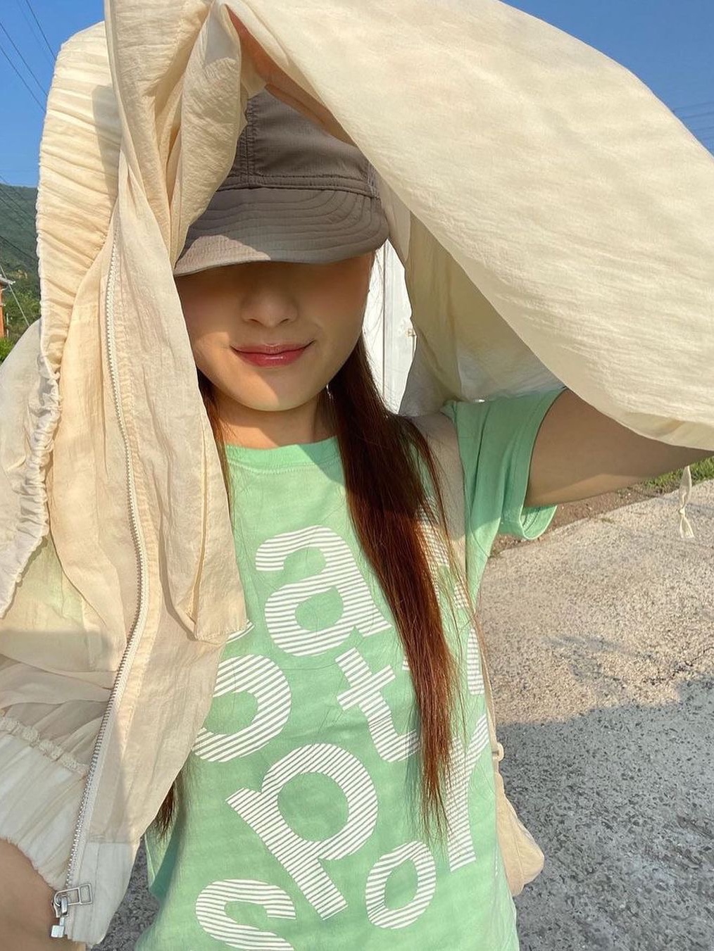 Safarispot Women 1/2 Tags Ticketing Tee Mint 착용 스타일 - 1