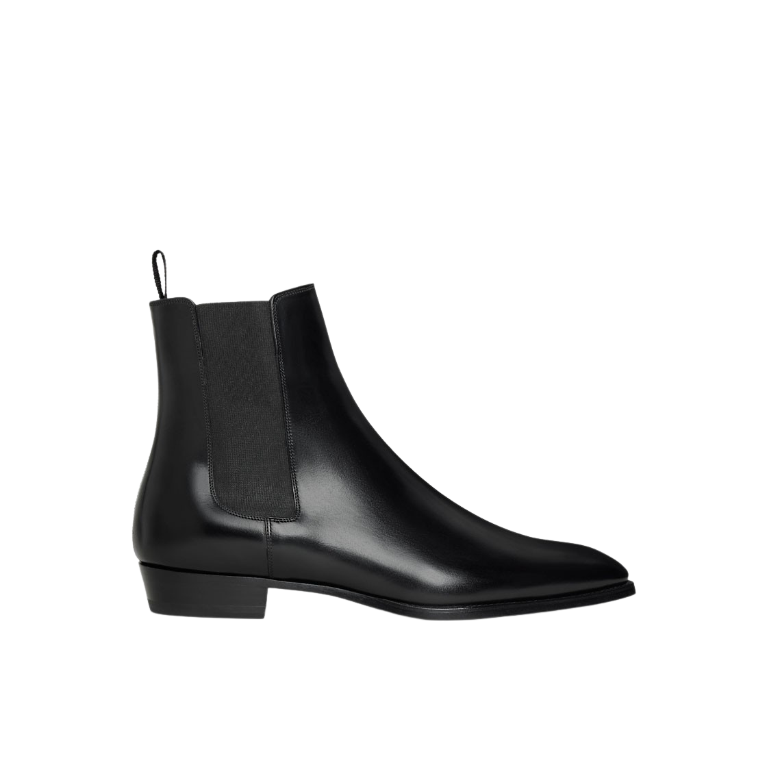 셀린느 샤이니 카프스킨 드러그스토어 첼시 부츠 블랙(Celine Drugstore Chelsea Boot in Shiny Calfskin Black) - 1