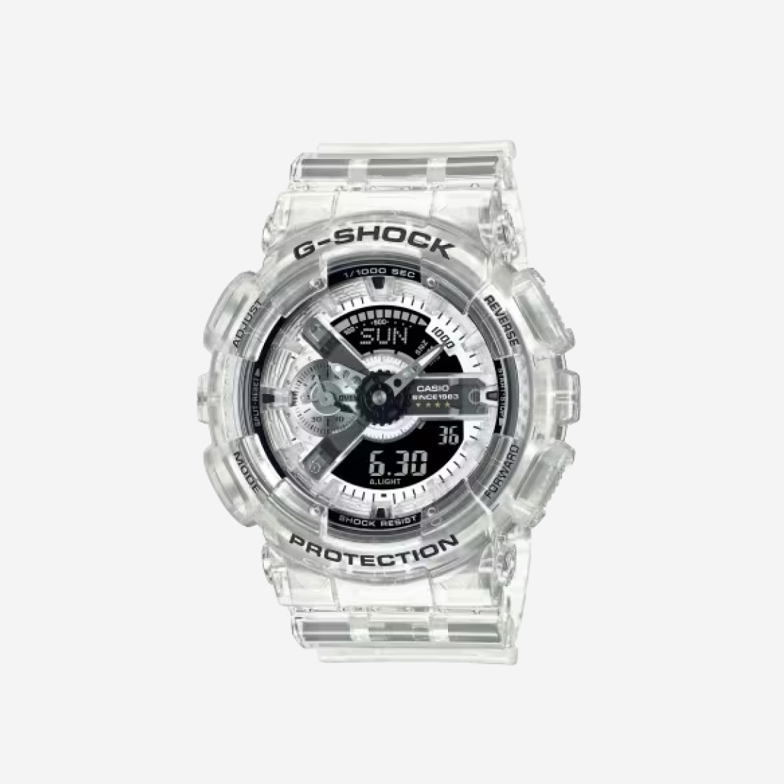 Casio G-Shock 40th Anniversary Clear Remix 110 Series GA-114RX-7AJR Clear 상세 이미지 1