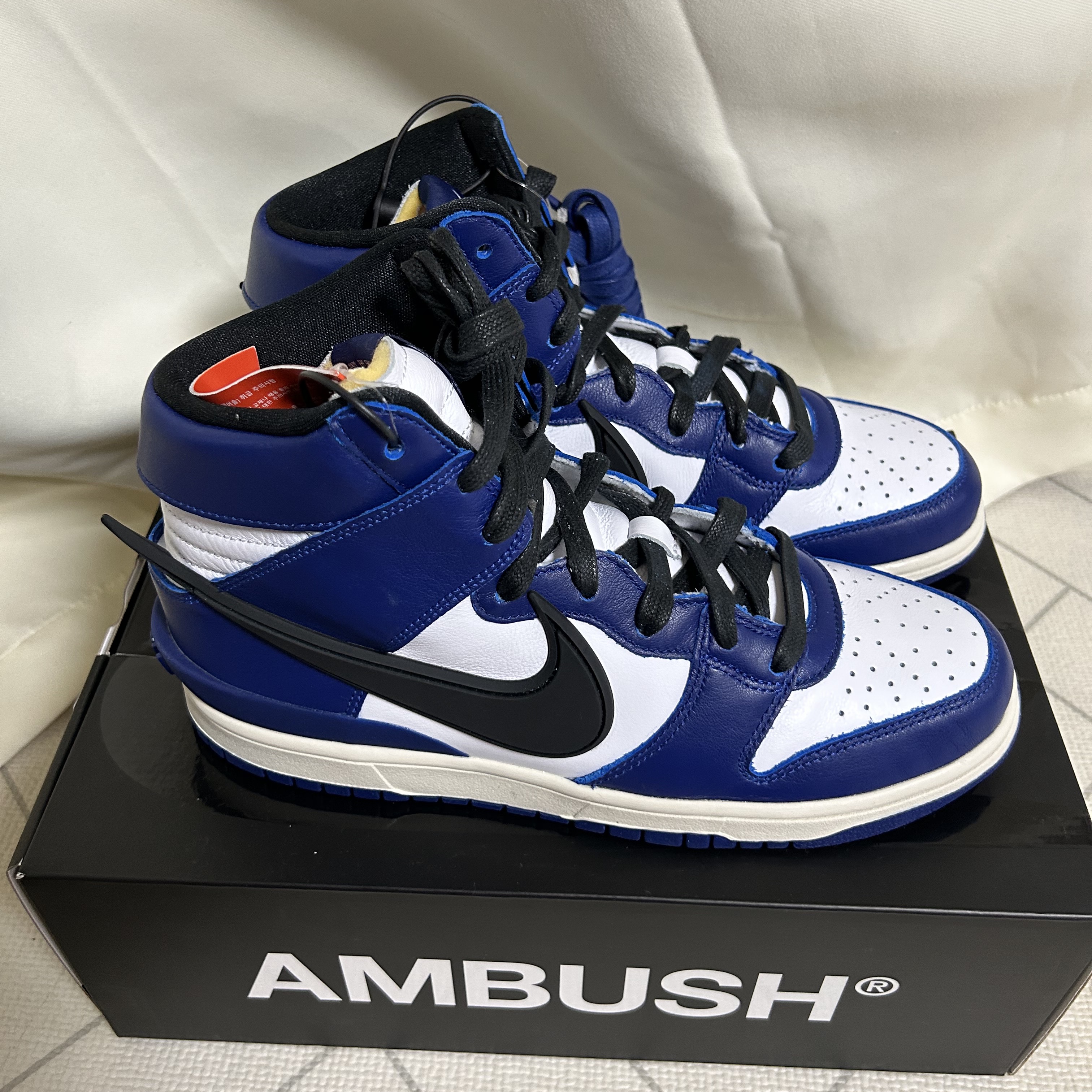 Nike x Ambush Dunk High Deep Royal Blue 착용 스타일