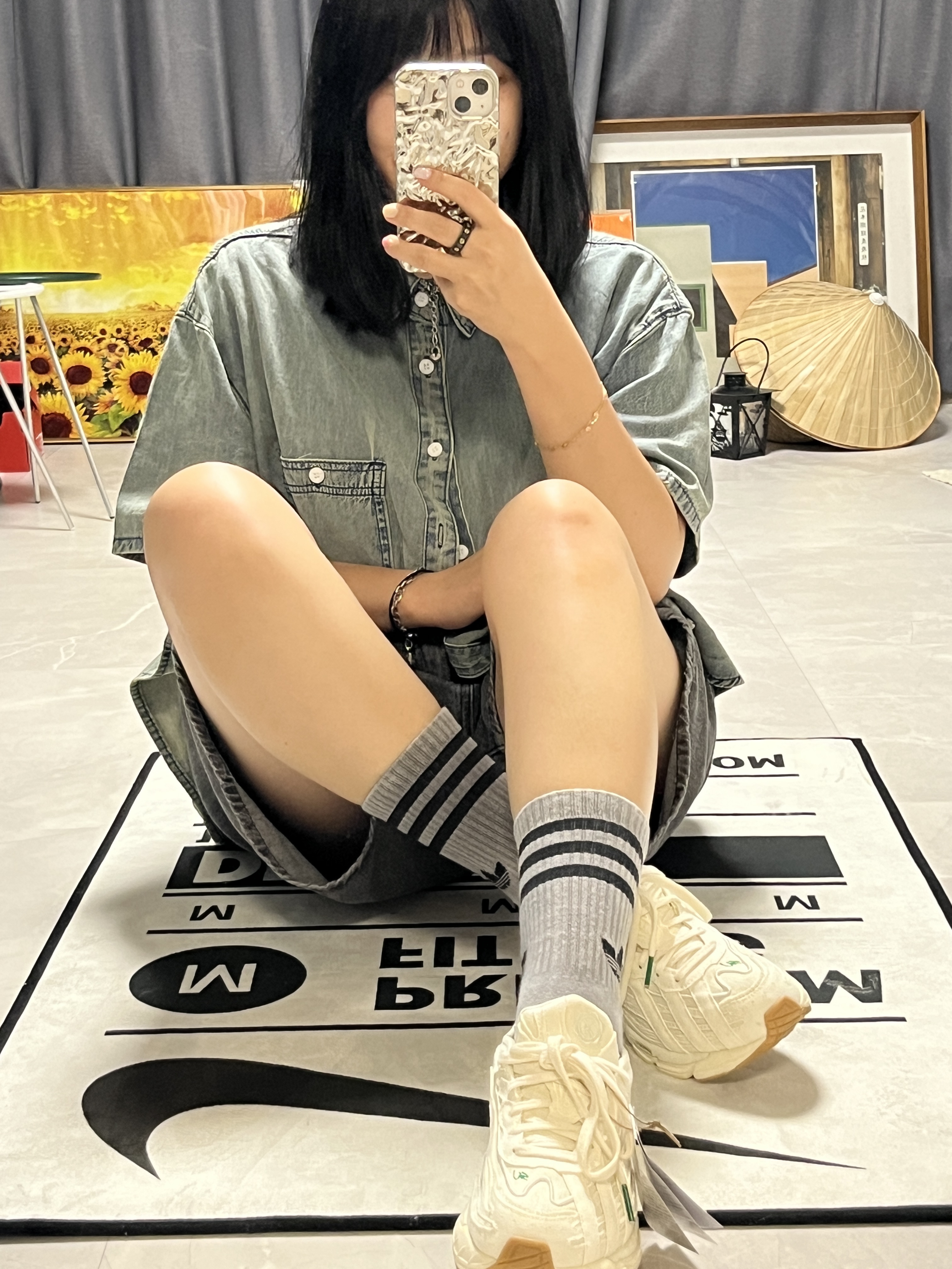 Adidas x Sean Wotherspoon Orketro Off White 착용 스타일 - 2