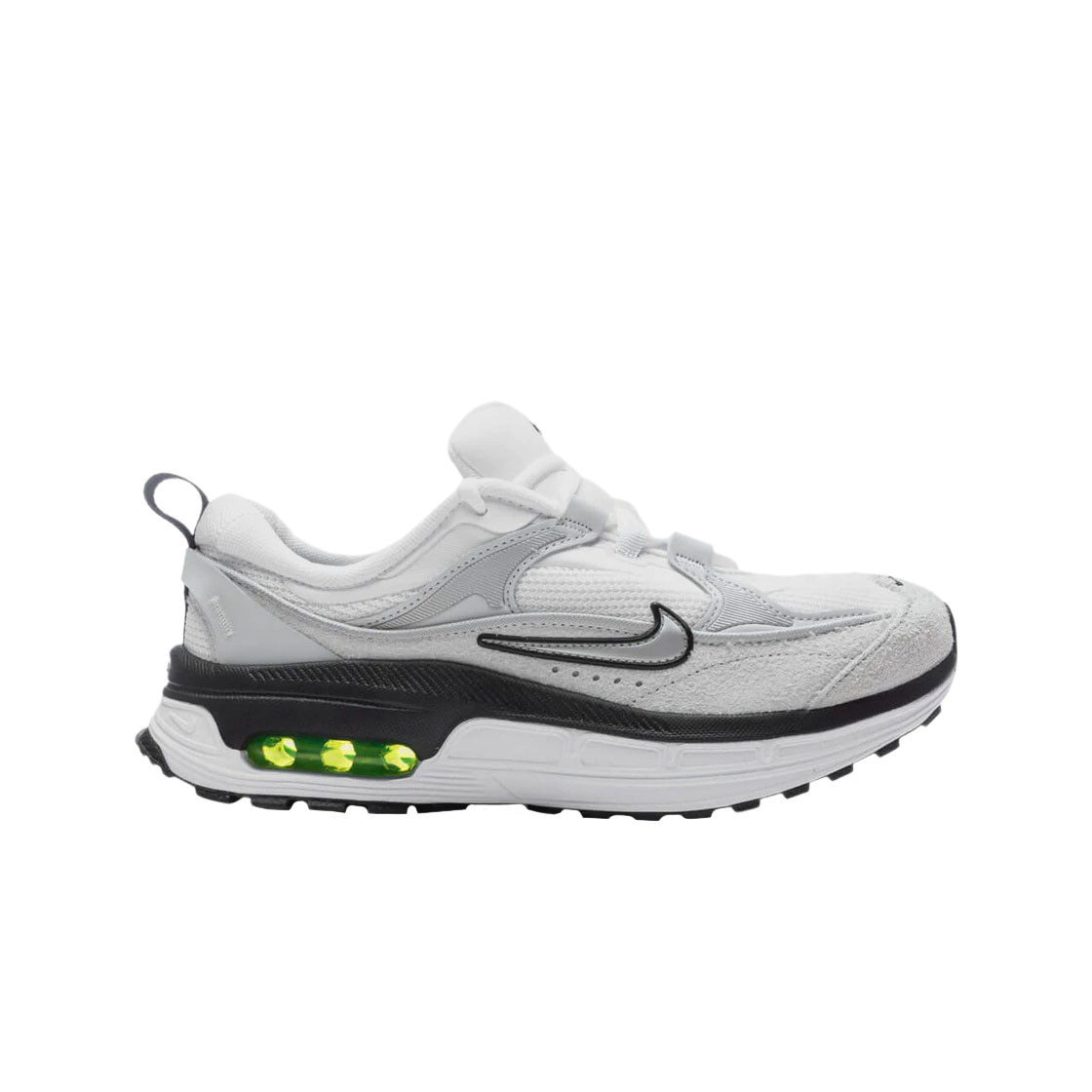 (W) 나이키 에어맥스 블리스 화이트 메탈릭 실버((W) Nike Air Max Bliss White Metallic Silver) - 1