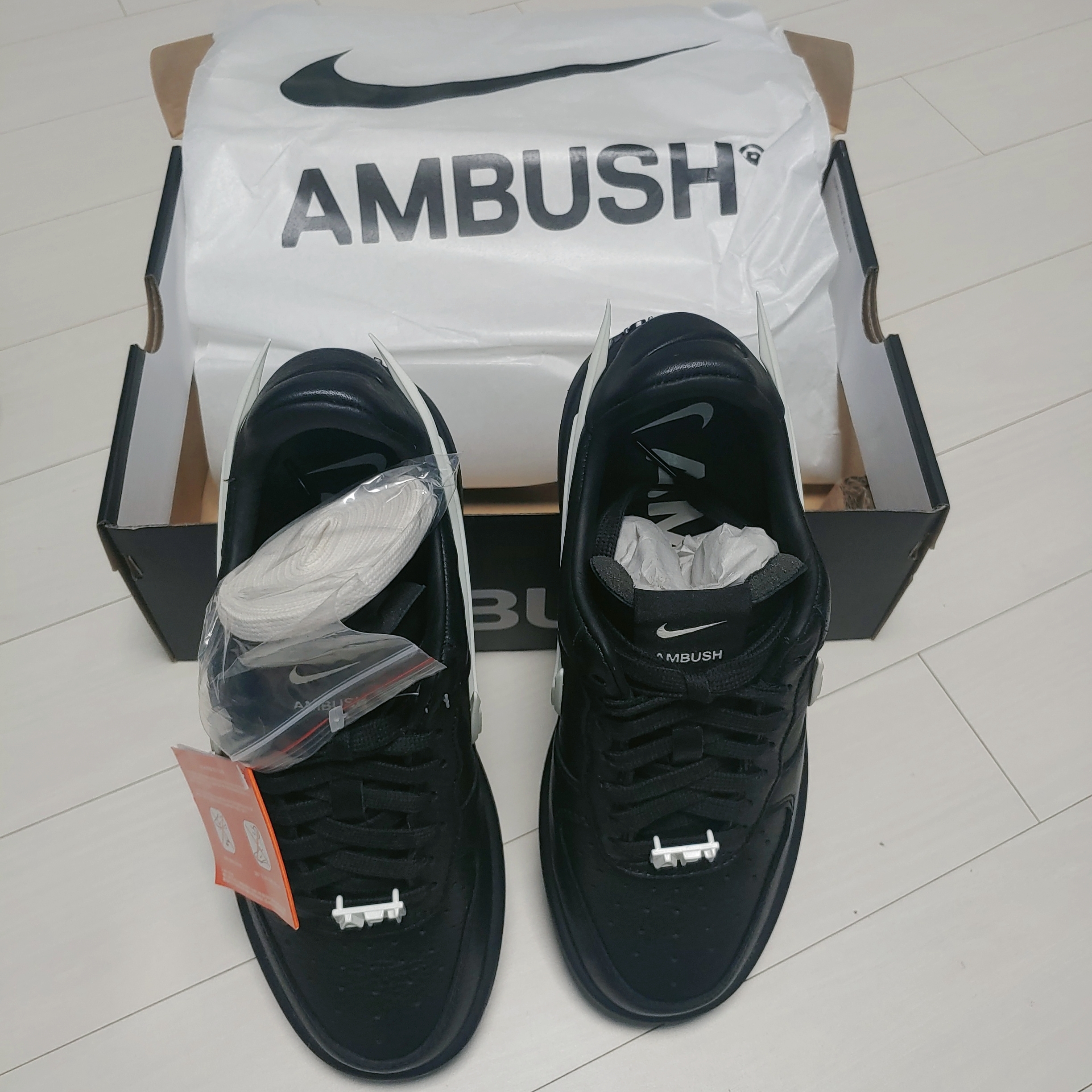 Nike x Ambush Air Force 1 Low SP Black 착용 스타일 - 3