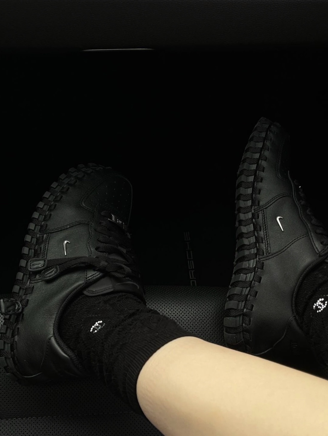 Nike x Jacquemus J Force 1 Low LX SP Black 착용 스타일