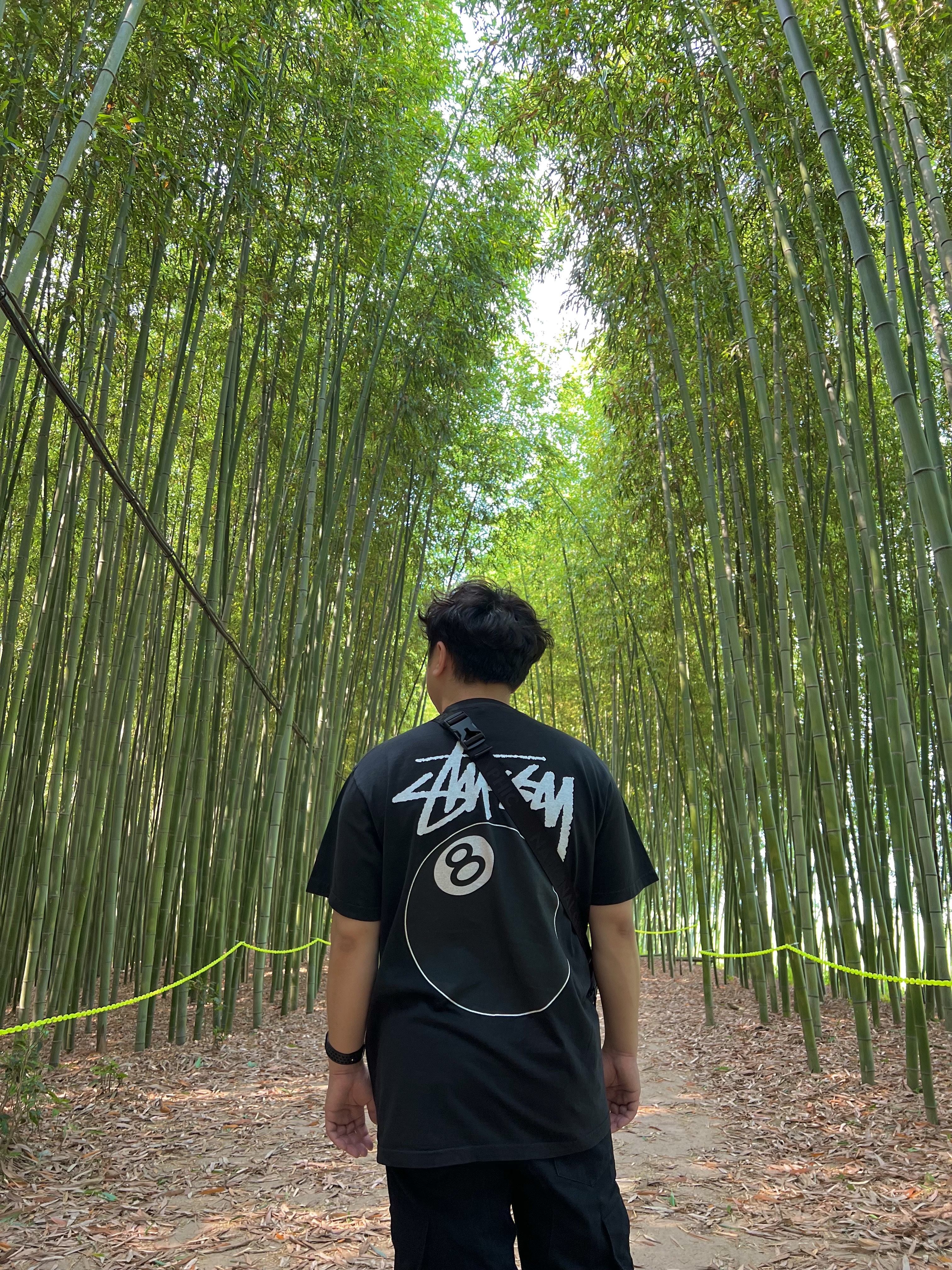 Stussy 8 Ball T-Shirt Black - 22SS, Stussy 8 Ball Pigment Dyed T-Shirt Black - 22SS 착용 스타일