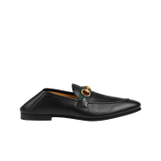Gucci Horsebit Leather Loafer with Web Black