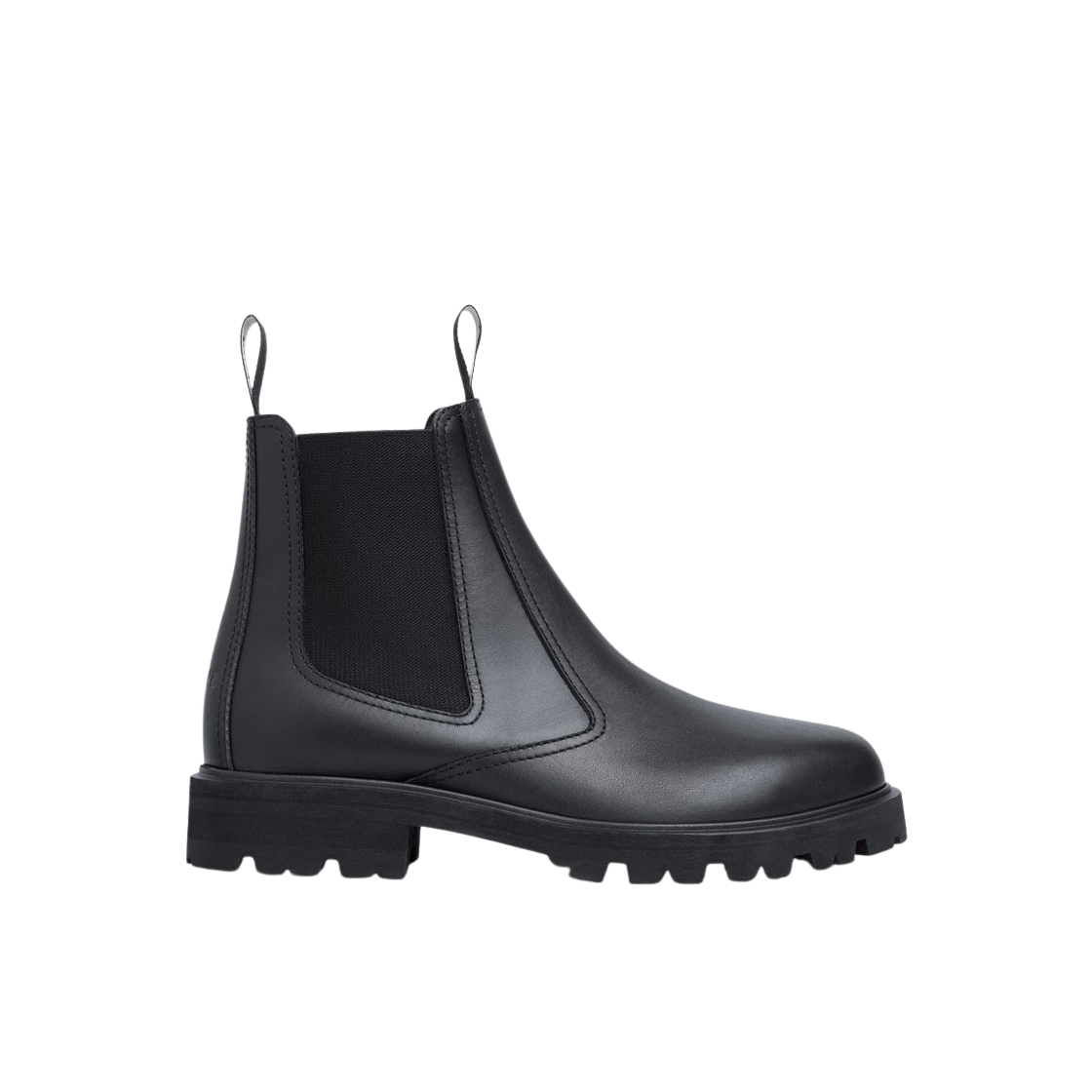 344323579C-38NO Celine Margaret Chelsea Boot in Shiny Bull Black