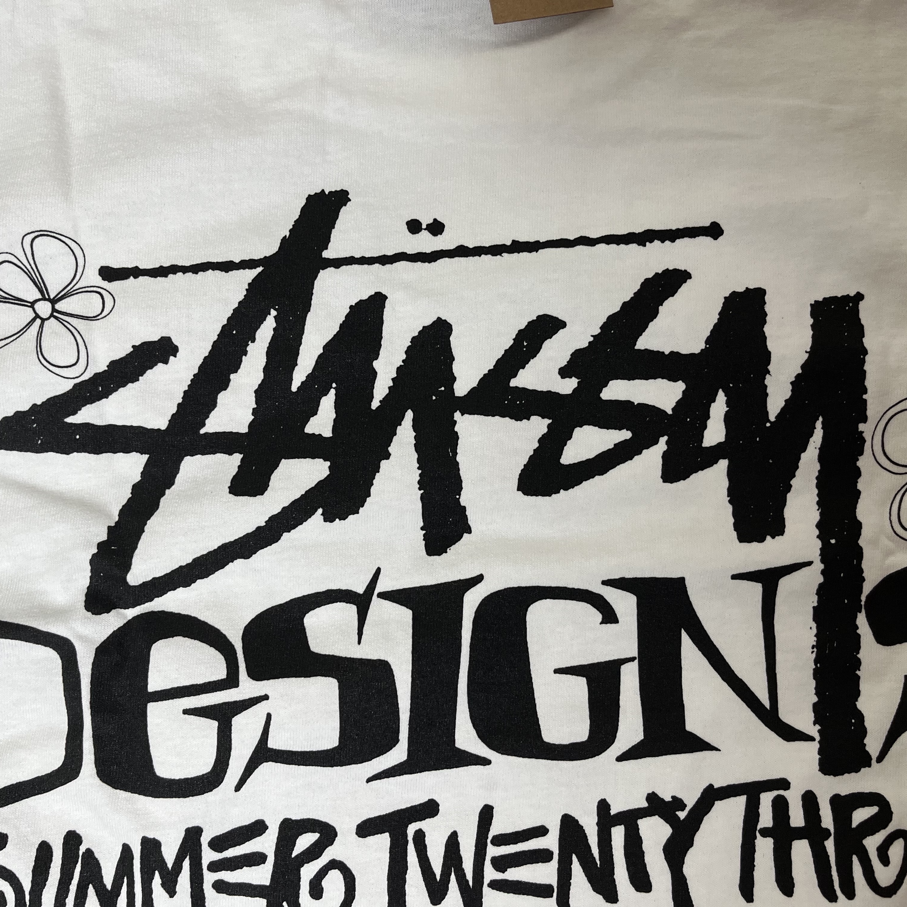 Stussy Summer LB T-Shirt White 착용 스타일 - 4