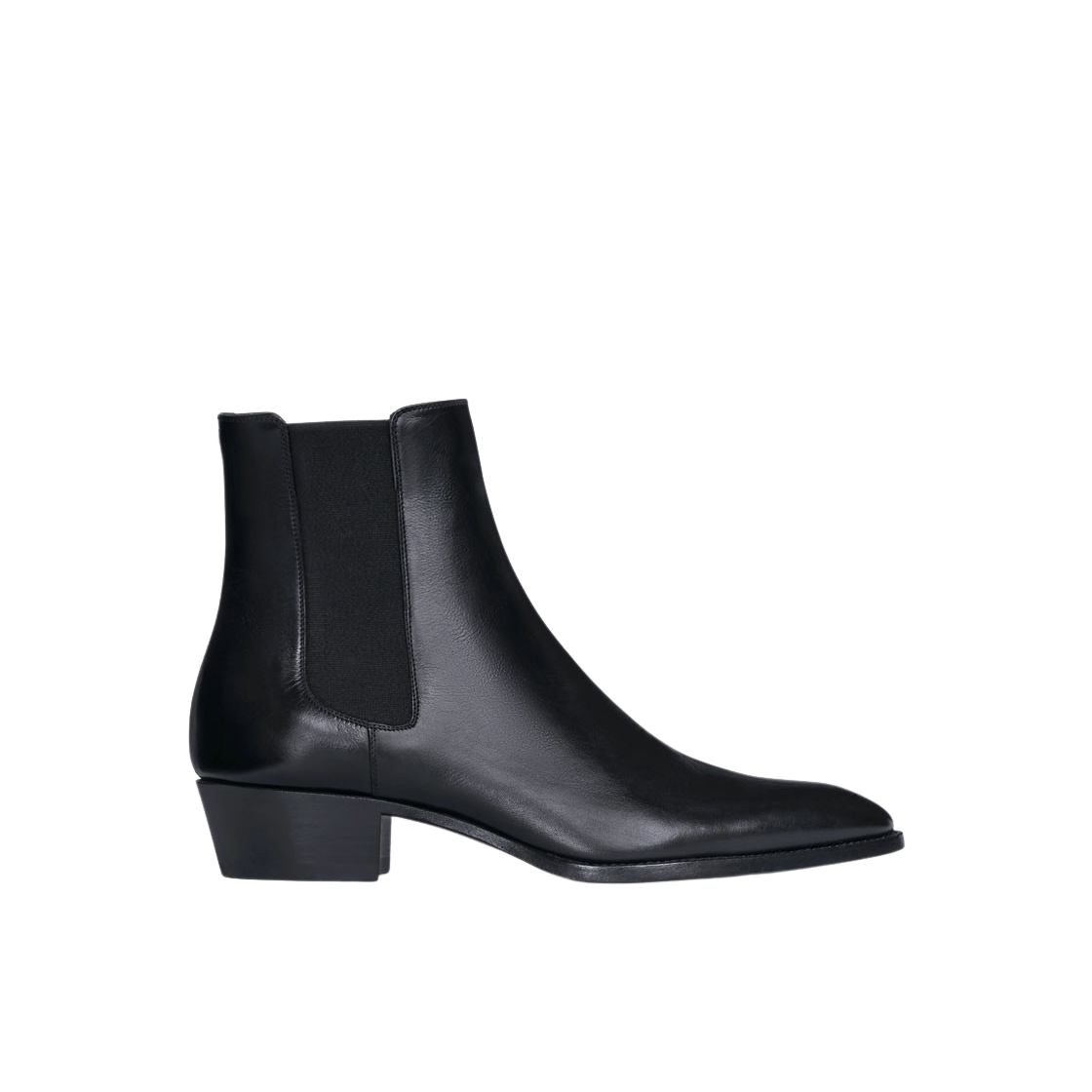 셀린느 샤이니 카프스킨 드러그스토어 첼시 부츠 블랙(Celine Drugstore Chelsea Boot in Shiny Calfskin Black) - 1