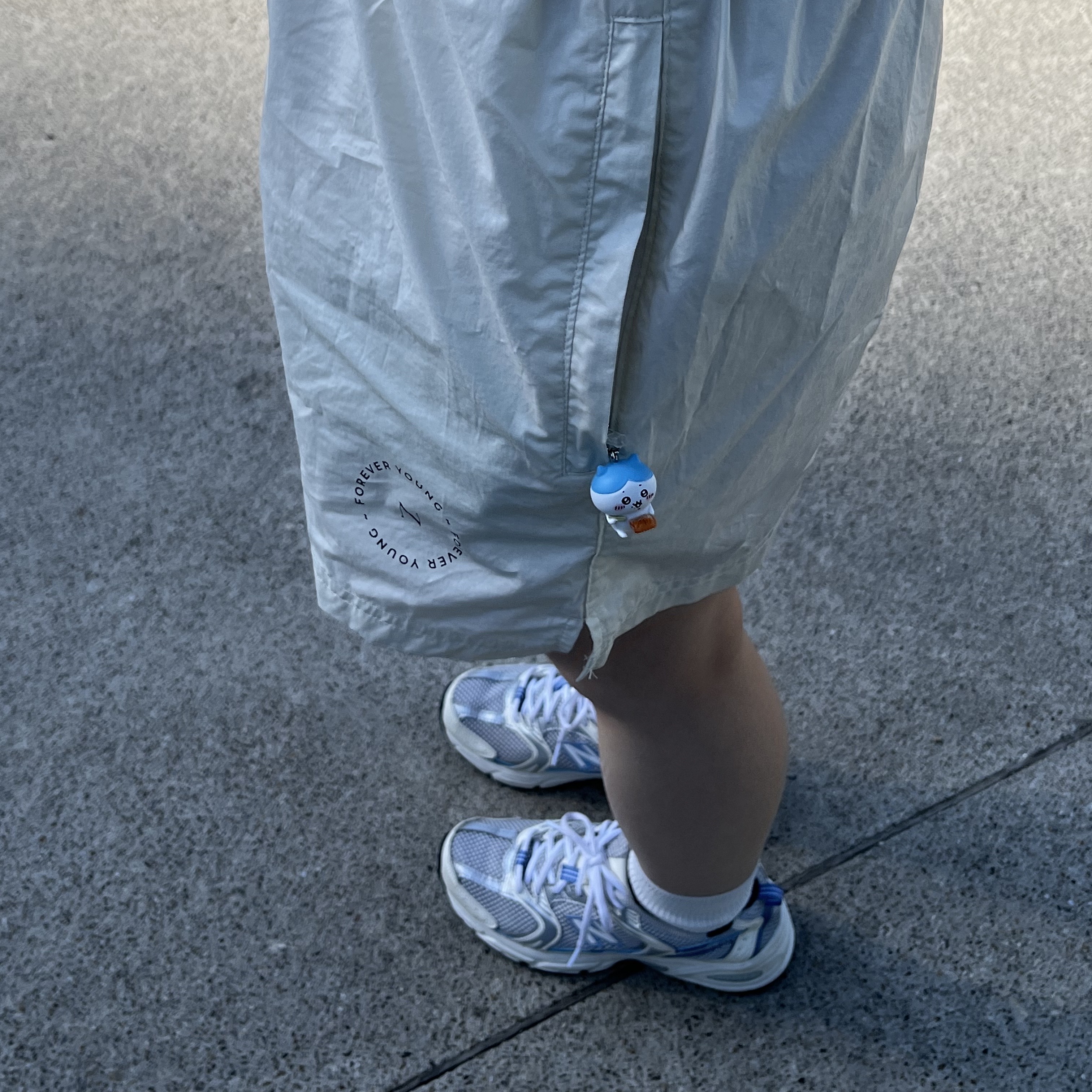 New Balance 530 Steel Blue 착용 스타일