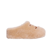 (W) Celine Fur Mule in Shearling Cream