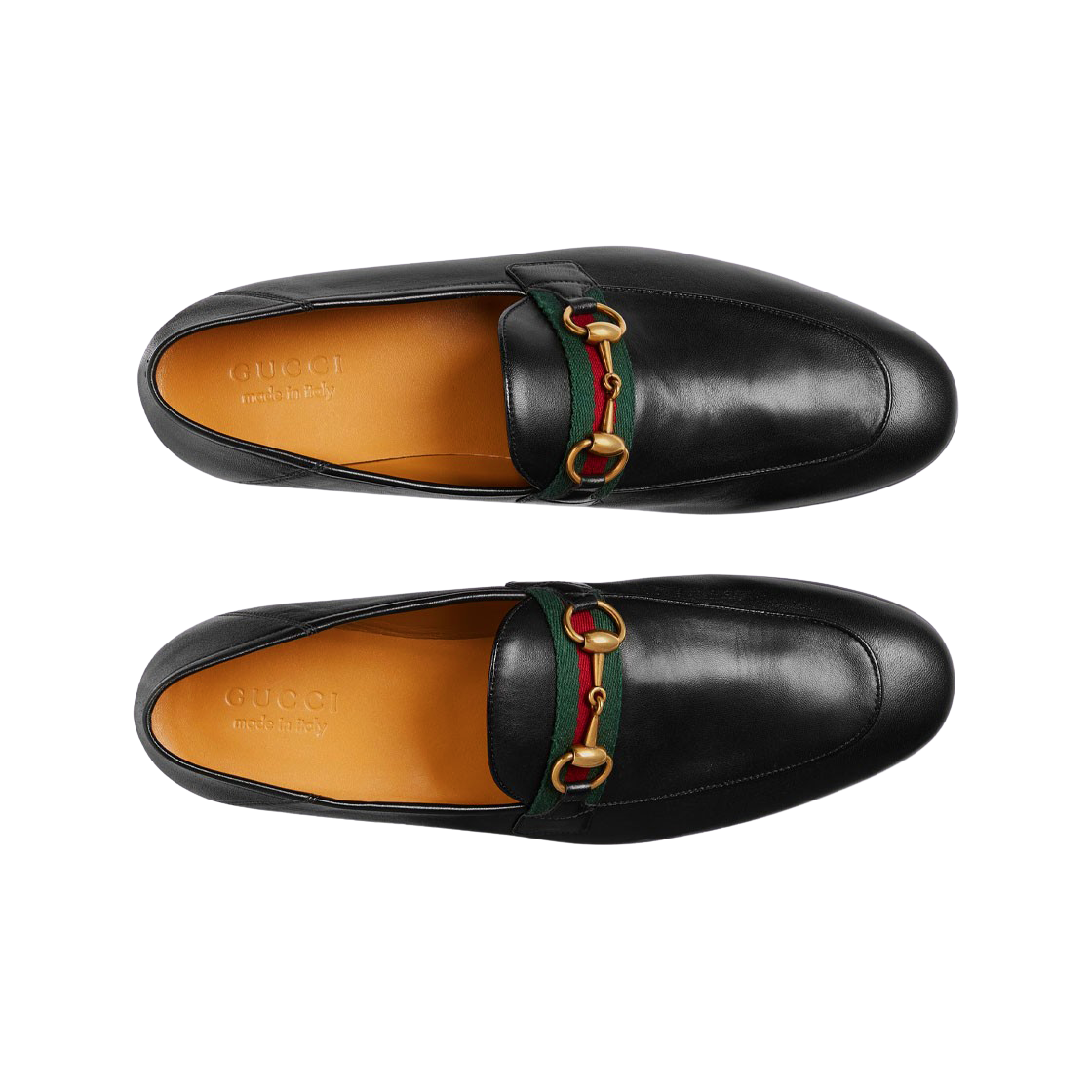 구찌 웹 홀스빗 레더 로퍼 블랙(Gucci Horsebit Leather Loafer with Web Black) - 2