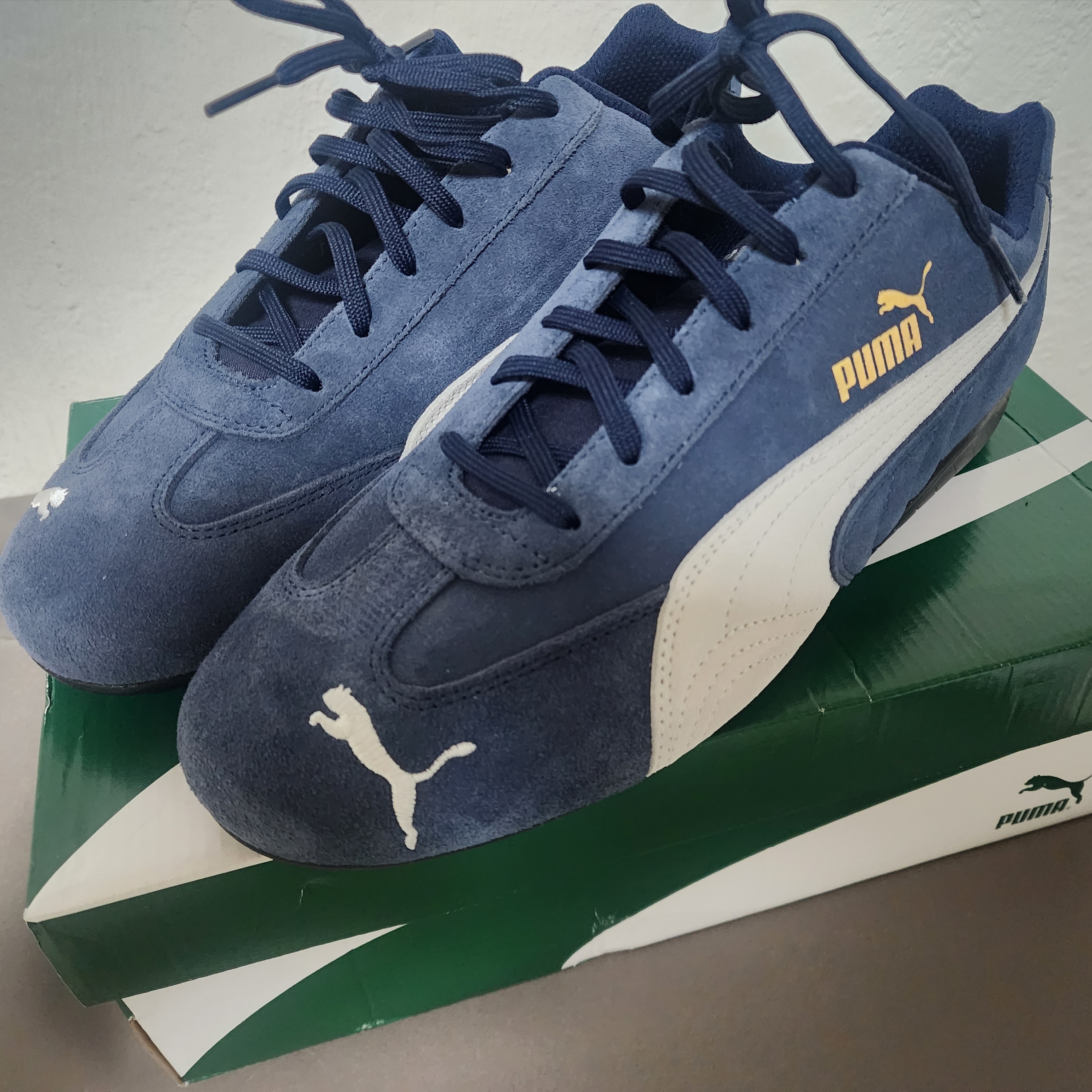 Puma Speedcat LS Peacoat 착용 스타일 - 1