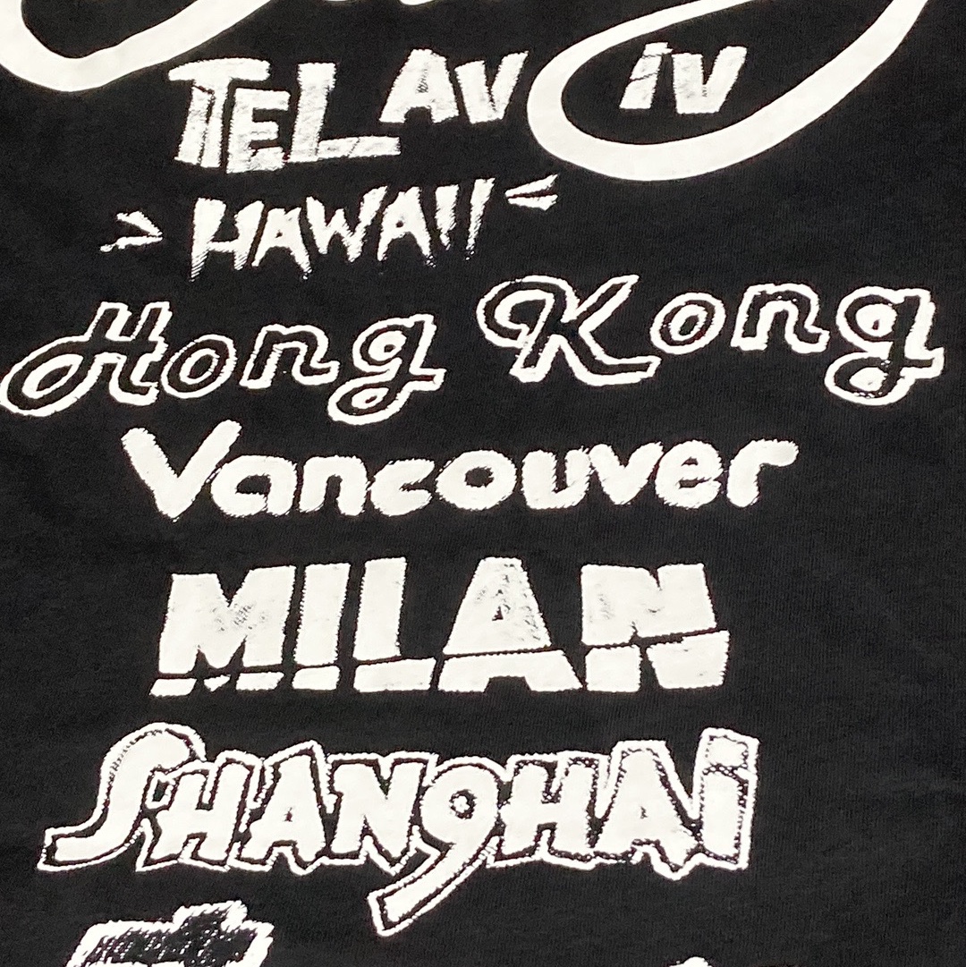 Stussy Tour T-Shirt Black 착용 스타일