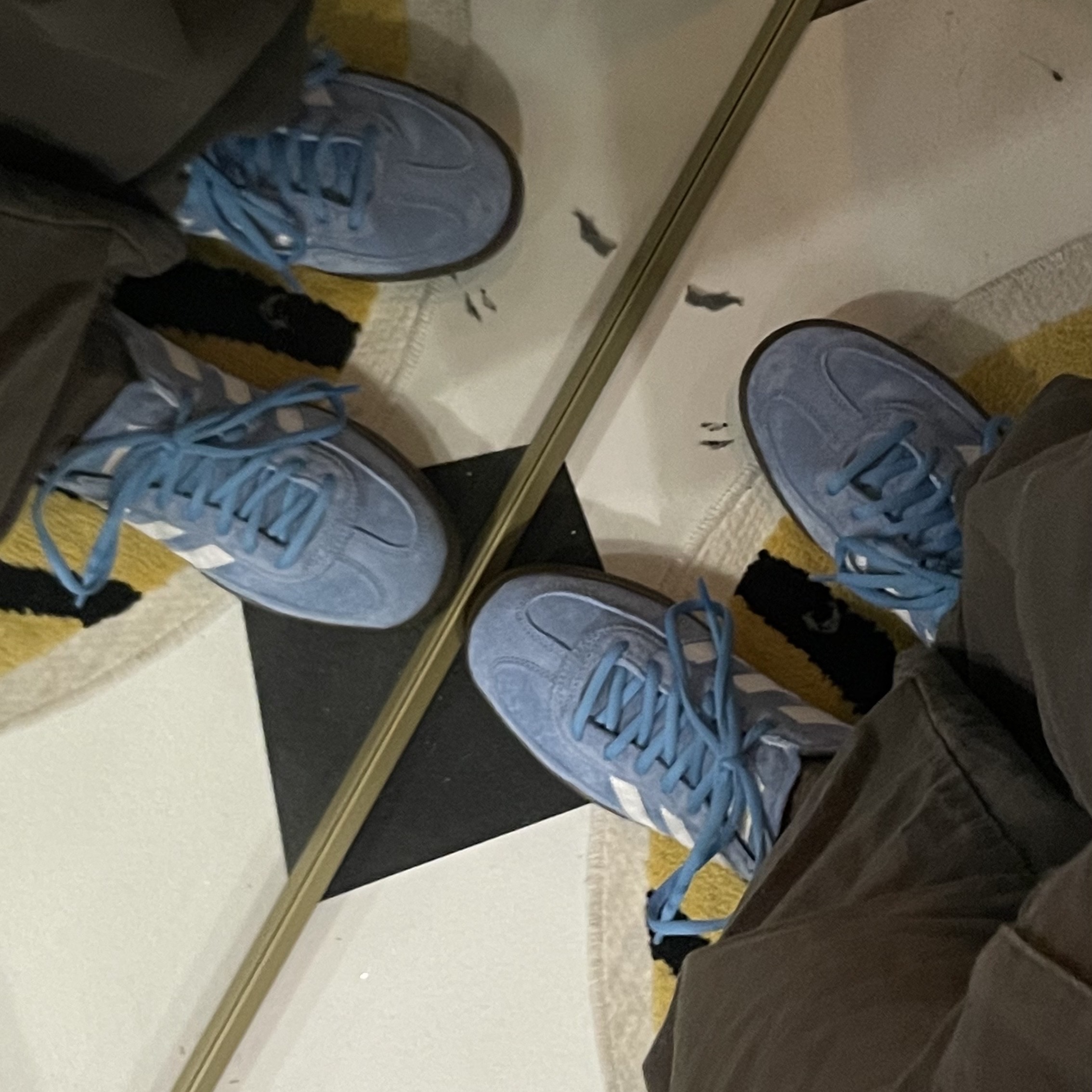 Adidas Spezial Handball Light Blue 착용 스타일 - 1