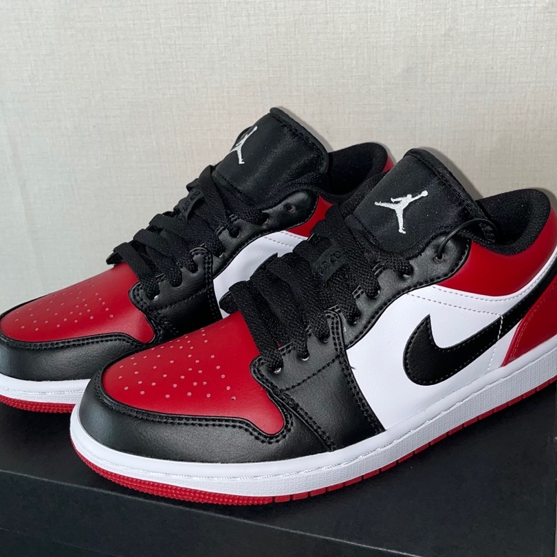 Jordan 1 Low Bred Toe 착용 스타일 - 2