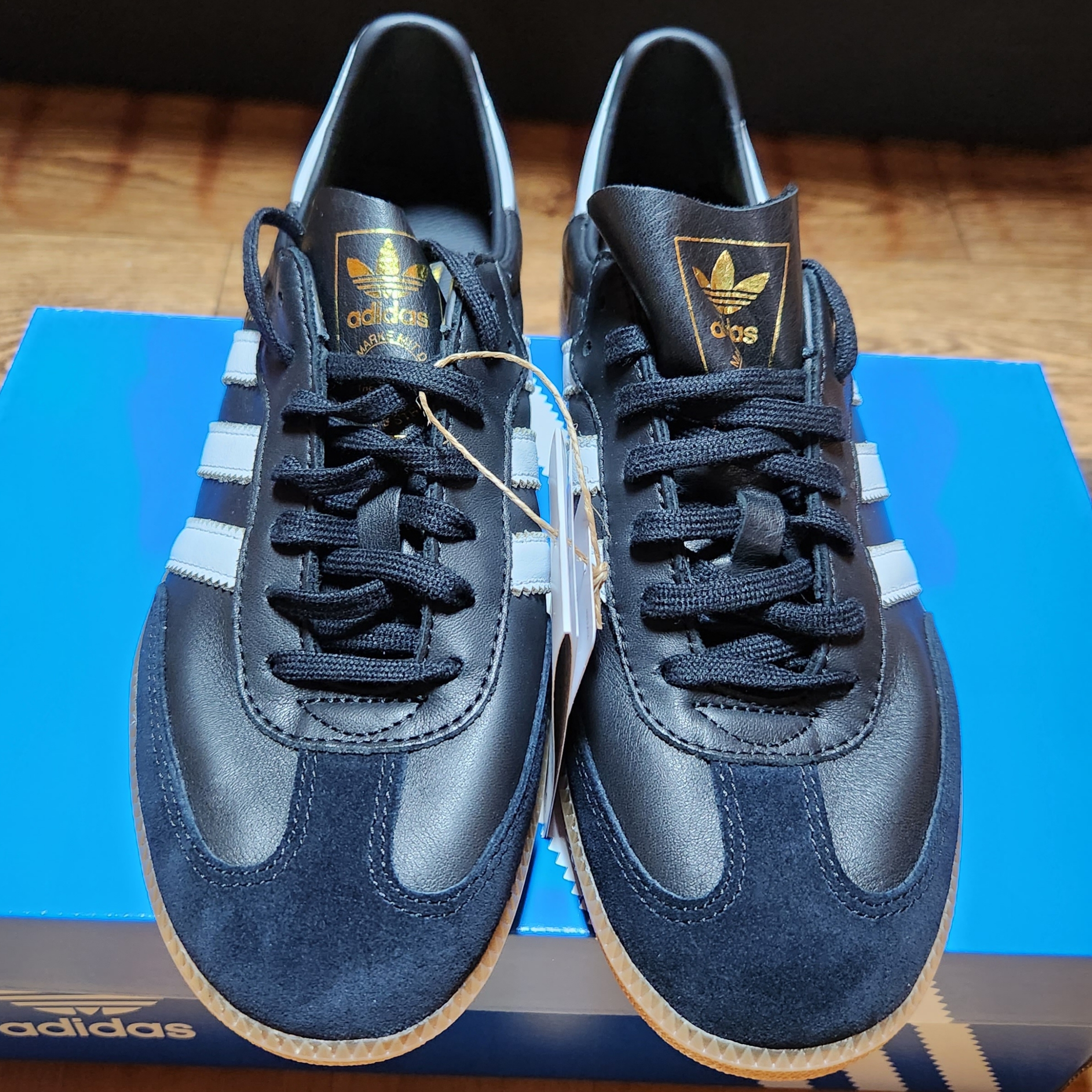 Adidas Samba Decon Core Black 착용 스타일 - 1