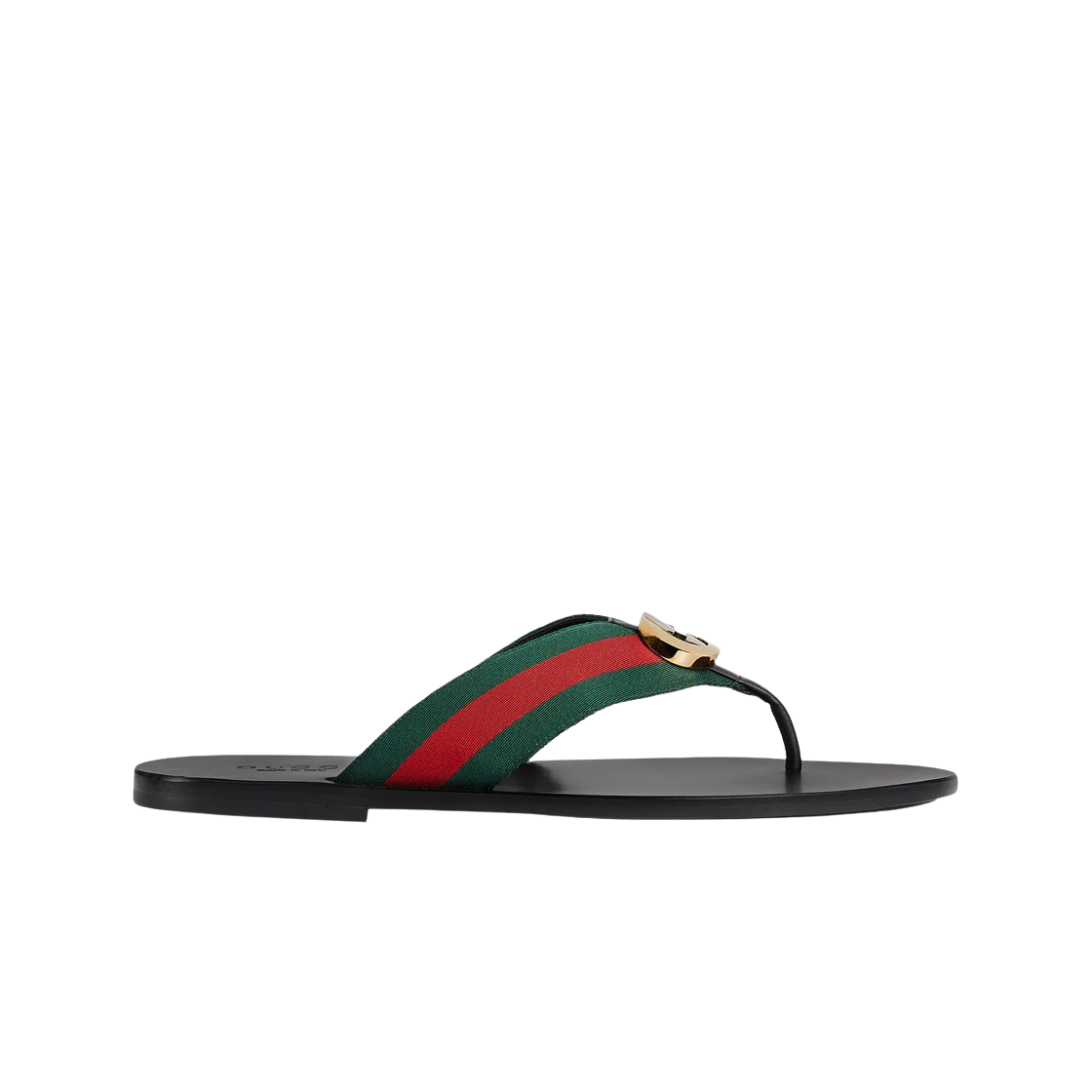 구찌 웹 통 샌들 블랙(Gucci Thong Sandal with Web Black) - 1